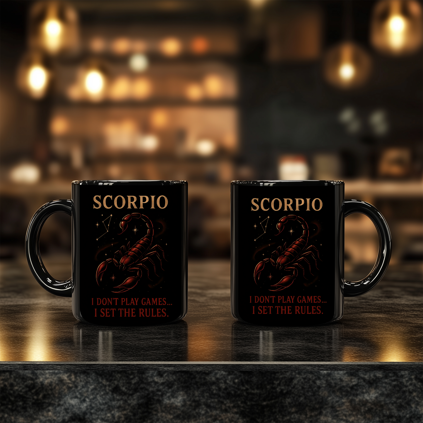 Scorpio Astrology Mug, Perfect as a gift for Scorpio enthusiasts or a thoughtful gesture for a November birthday.
