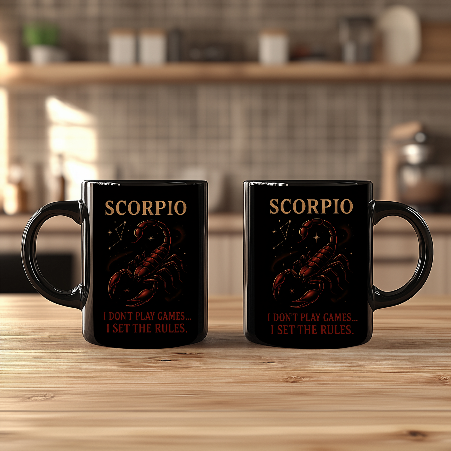 Scorpio Astrology Mug, Perfect as a gift for Scorpio enthusiasts or a thoughtful gesture for a November birthday.
