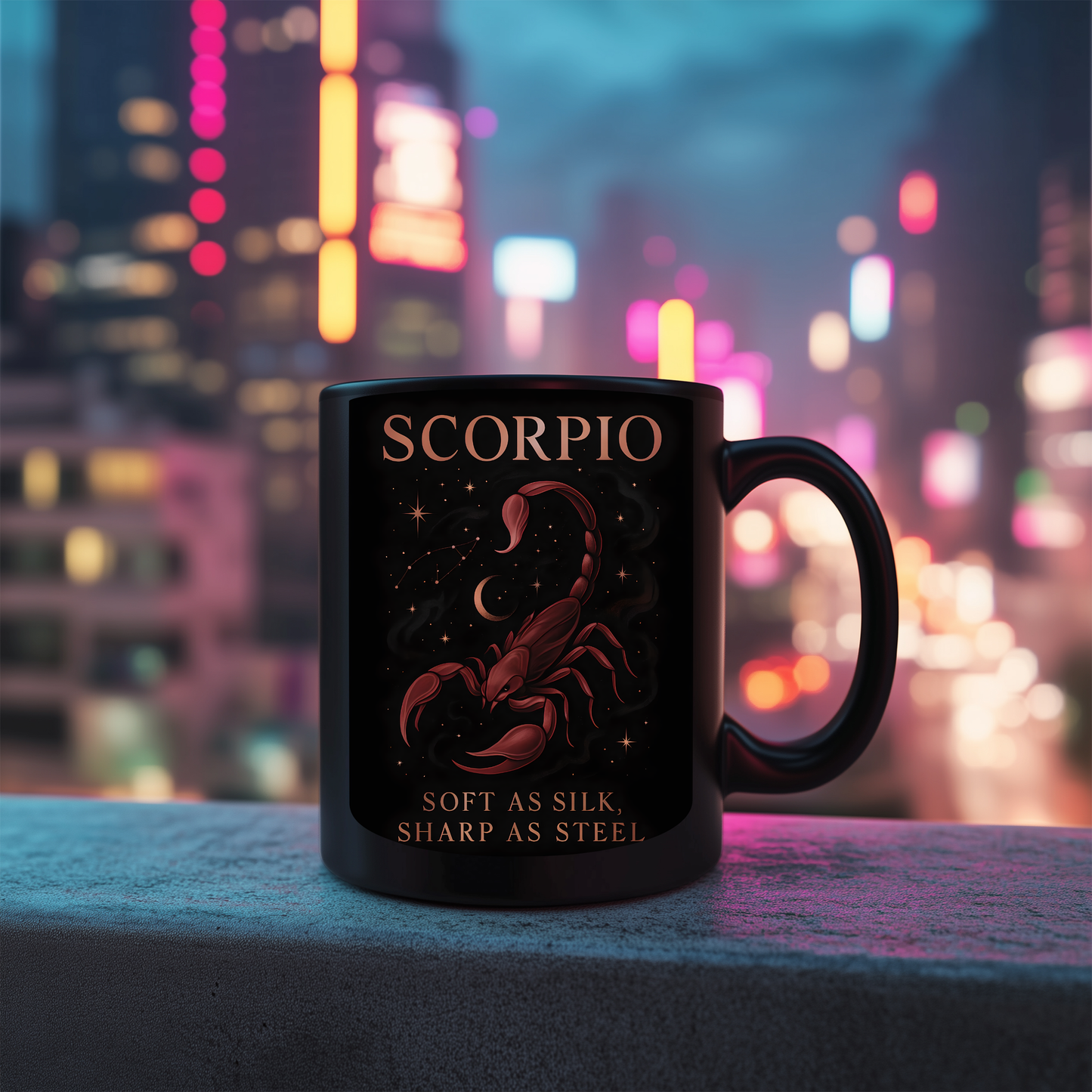 Scorpio Astrology Mug, Perfect as a gift for Scorpio enthusiasts or a thoughtful gesture for a November birthday.