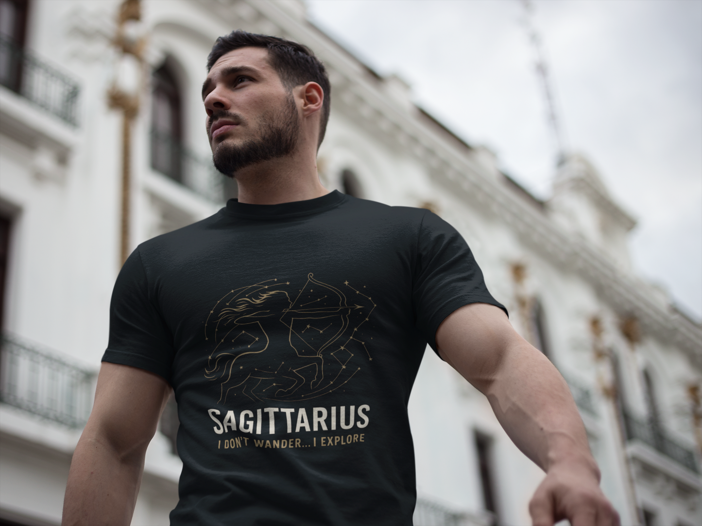 Sagittarius Astrology T-shirt, this astrology Tshirt is more than just an article of clothing—Ideal as a gift for Sagittarius friend.
