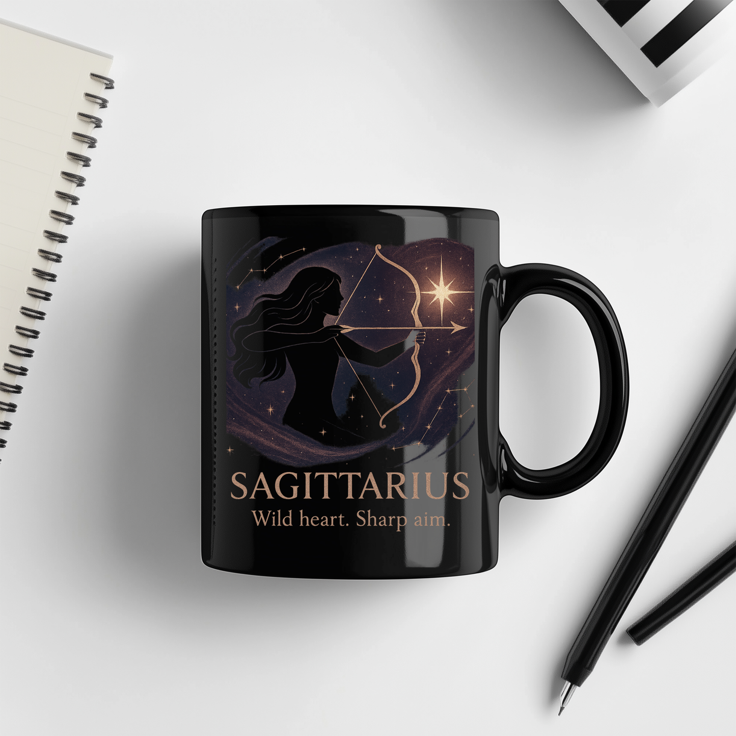 Sagittarius Astrology Mug, Zodiac Mug, This beautifully designed zodiac sign mug not only highlights the iconic Sagittarius sign but also immerses you in the mystery and wonder of the stars with every sip.