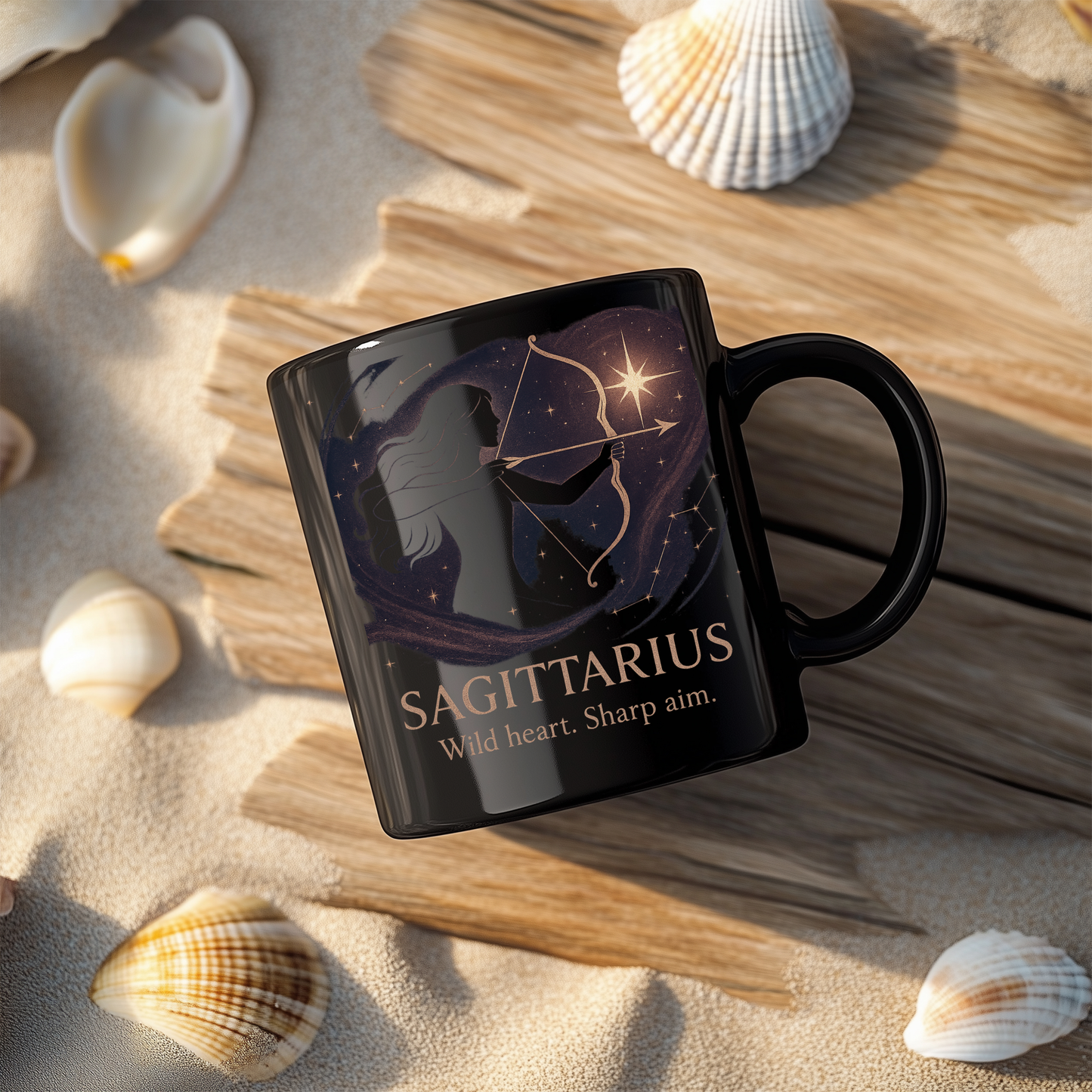 Sagittarius Astrology Mug, Zodiac Mug, This beautifully designed zodiac sign mug not only highlights the iconic Sagittarius sign but also immerses you in the mystery and wonder of the stars with every sip.