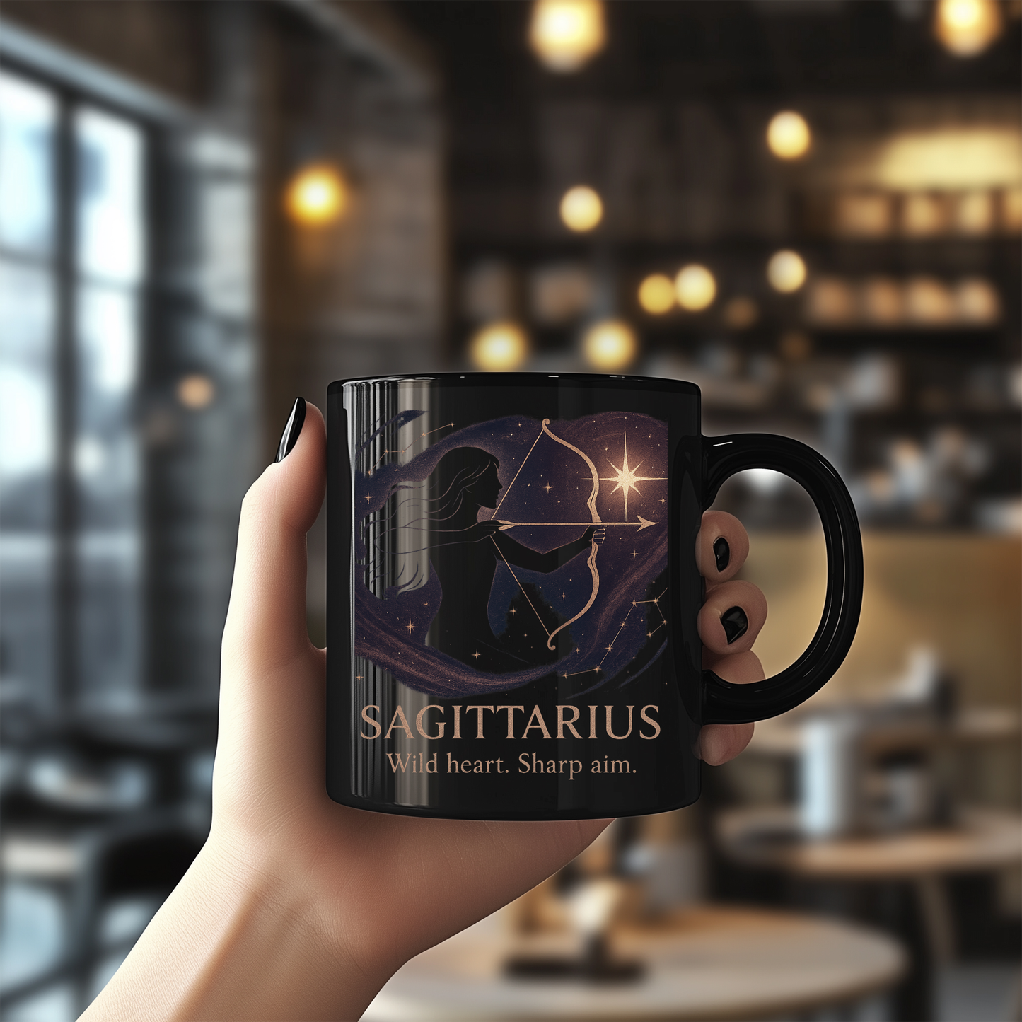 Sagittarius Astrology Mug, Zodiac Mug, This beautifully designed zodiac sign mug not only highlights the iconic Sagittarius sign but also immerses you in the mystery and wonder of the stars with every sip.