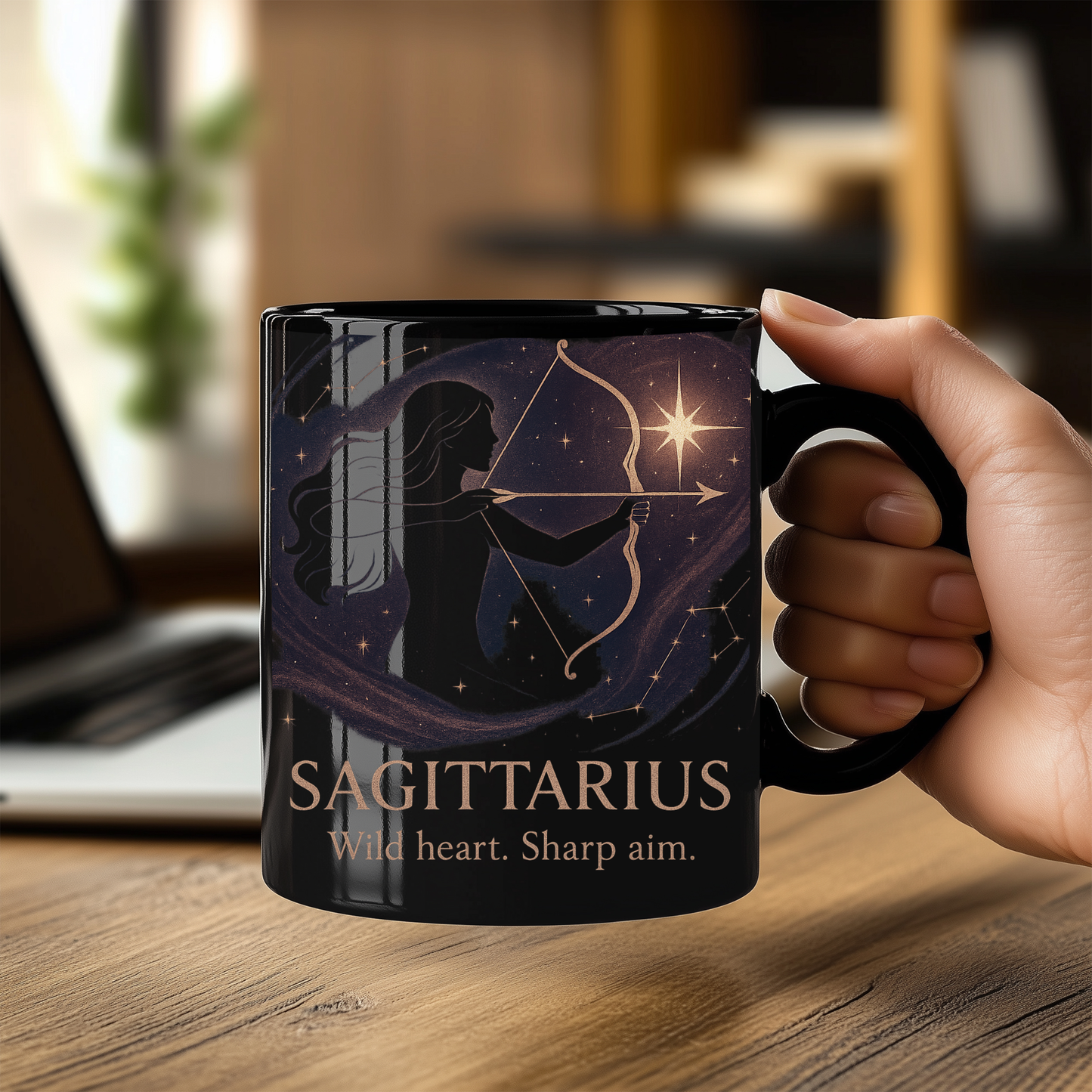 Sagittarius Astrology Mug, Zodiac Mug, This beautifully designed zodiac sign mug not only highlights the iconic Sagittarius sign but also immerses you in the mystery and wonder of the stars with every sip.