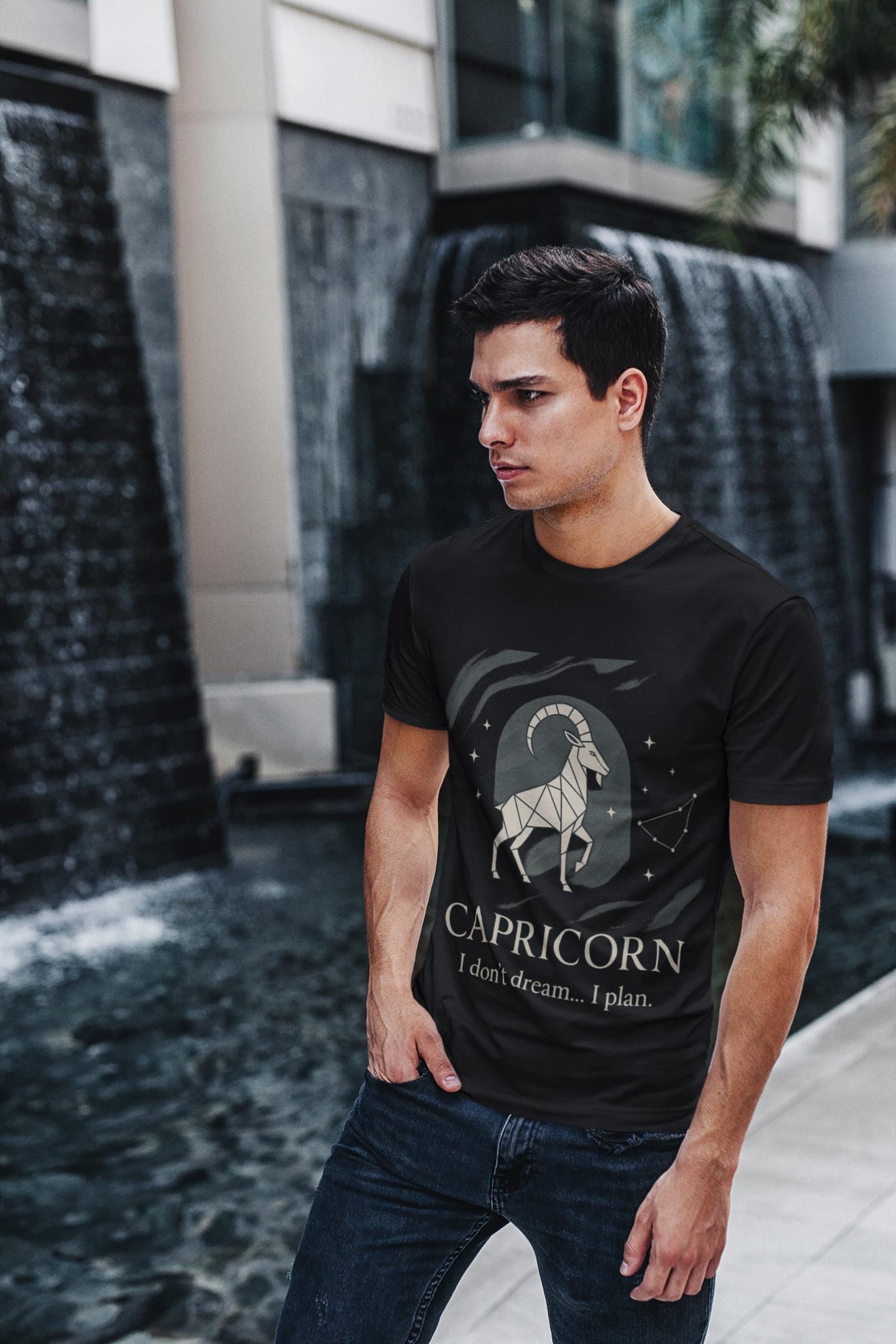 Capricorn Astrology T-Shirt,Perfect as a personalized Capricorn gift, this astrology shirt merges comfort with a touch of celestial charm, making it an ideal add to your zodiac sign shirt collection.