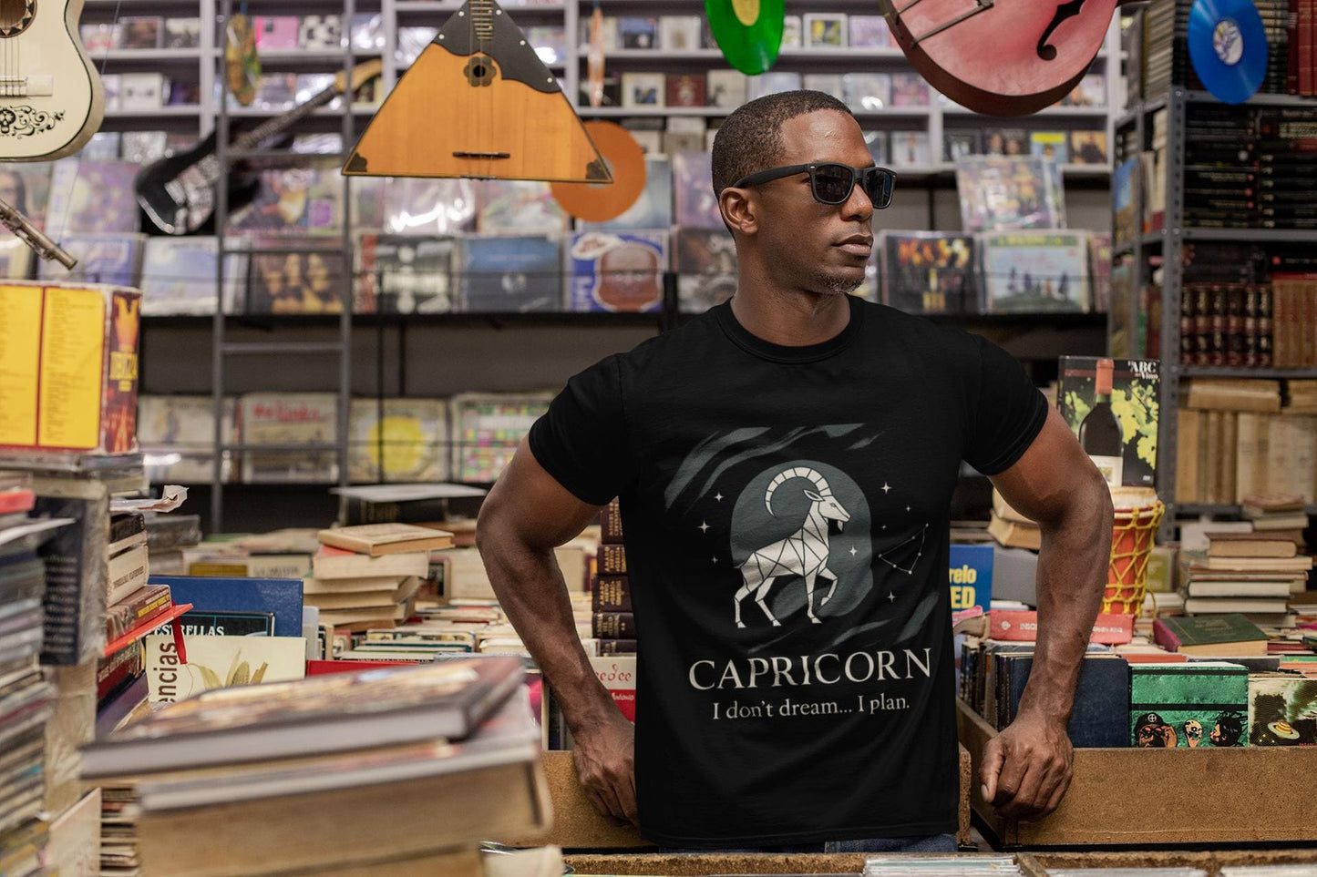 Capricorn Astrology T-Shirt,Perfect as a personalized Capricorn gift, this astrology shirt merges comfort with a touch of celestial charm, making it an ideal add to your zodiac sign shirt collection.