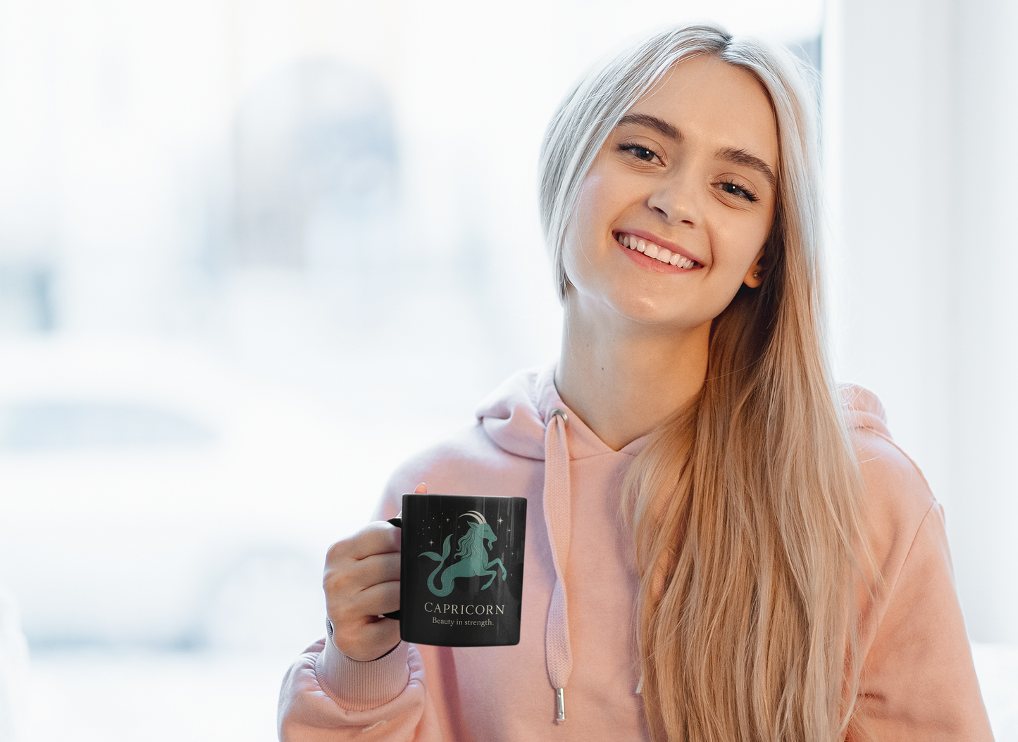 Capricorn Astrology Mug, an ideal Capricorn gift for birthdays or any special occasion.