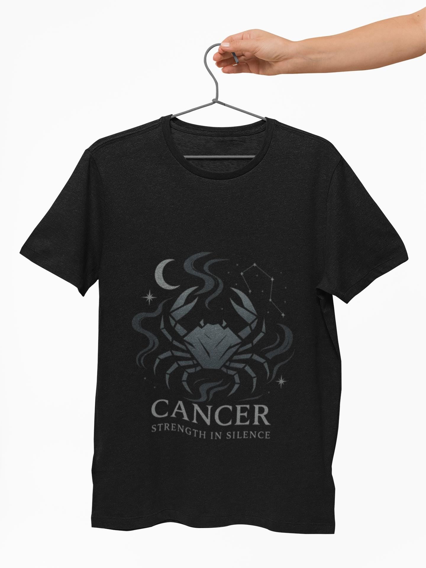 Cancer Astrology T-shirt, Perfect as a cancer birthday gift, this zodiac tshirt offers comfort and a touch of cosmic flair. Wear your zodiac T-shirt proudly