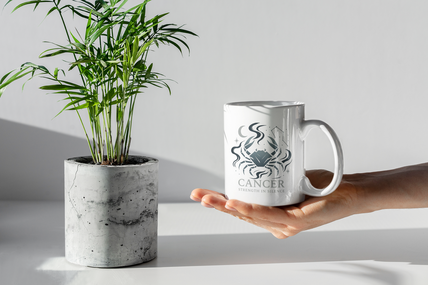 Cancer Astrology Mug, an ideal Cancer birthday gift.