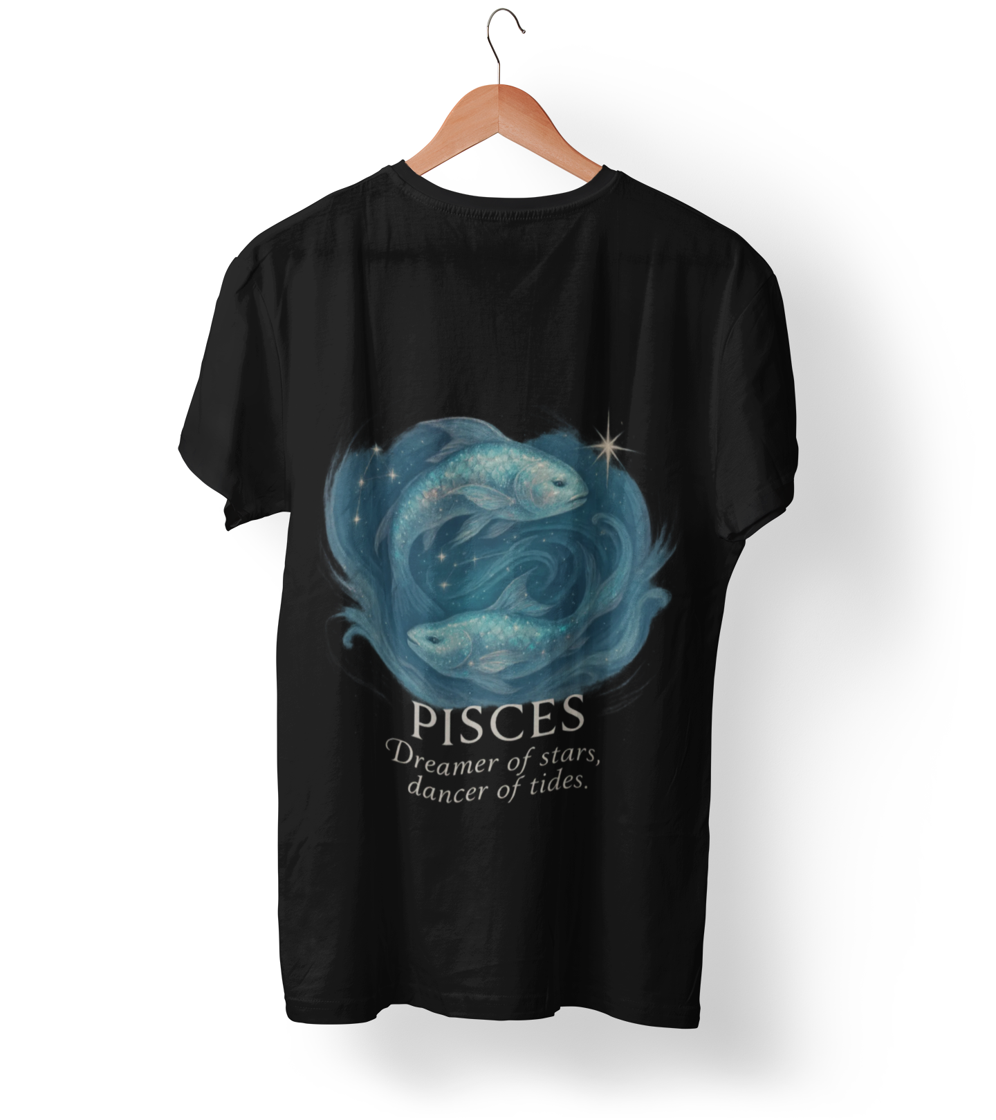 Pisces Astrology T-shirt, An ideal pisces gift for birthdays or special occasions.