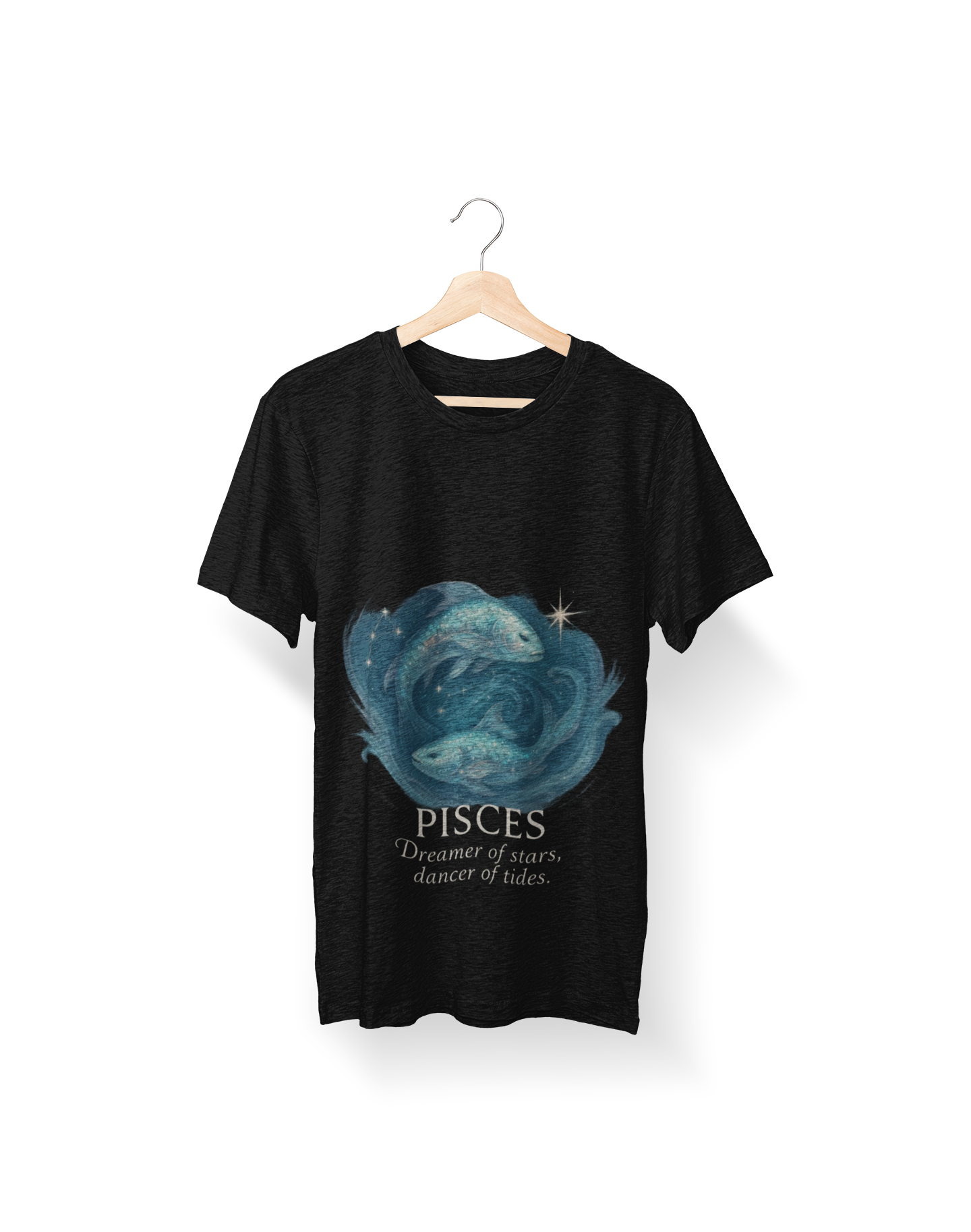 Pisces Astrology T-shirt, An ideal pisces gift for birthdays or special occasions.