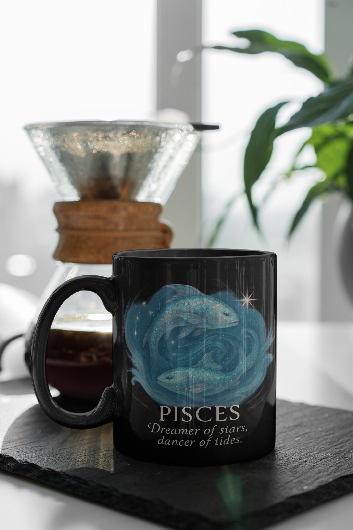 Pisces Zodiac Mug, Ideal as a Pisces birthday gift or for any February birthday celebration.