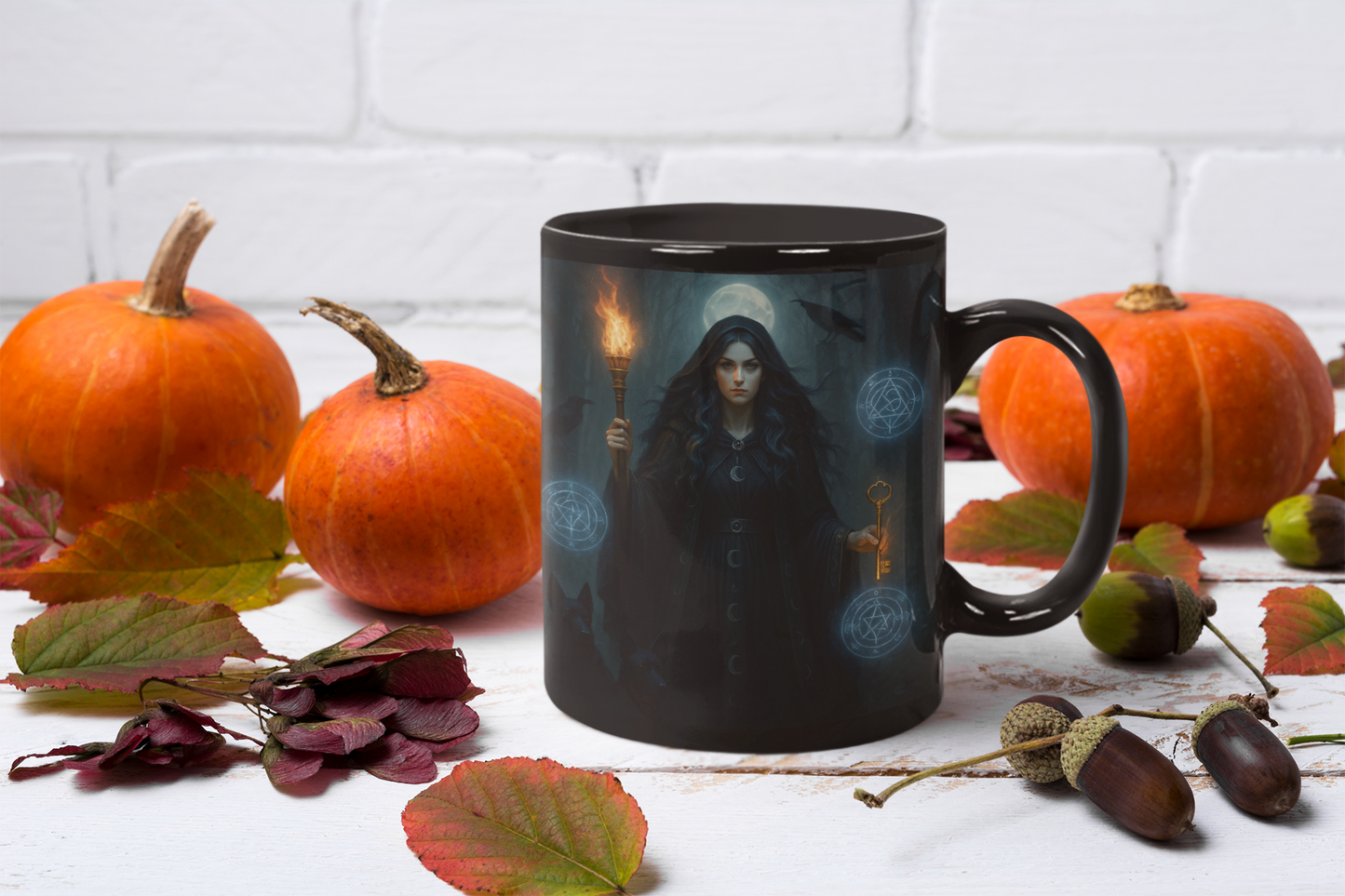 Hecate Goddess Mug, Witchy Mug, Perfect for anyone who embraces the enigmatic paths of witchcraft, this witch mug is not just a vessel—it's a magical experience.