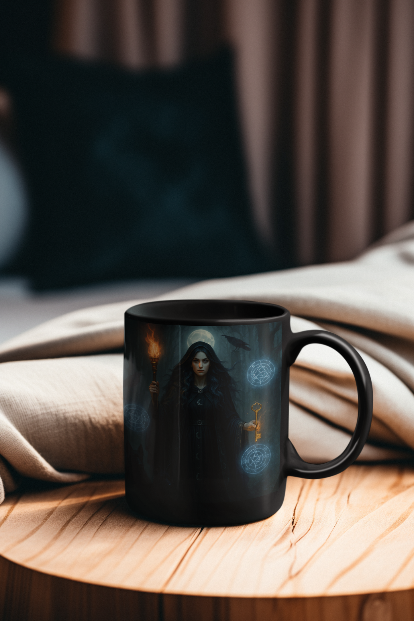 Hecate Goddess Mug, Witchy Mug, Perfect for anyone who embraces the enigmatic paths of witchcraft, this witch mug is not just a vessel—it's a magical experience.