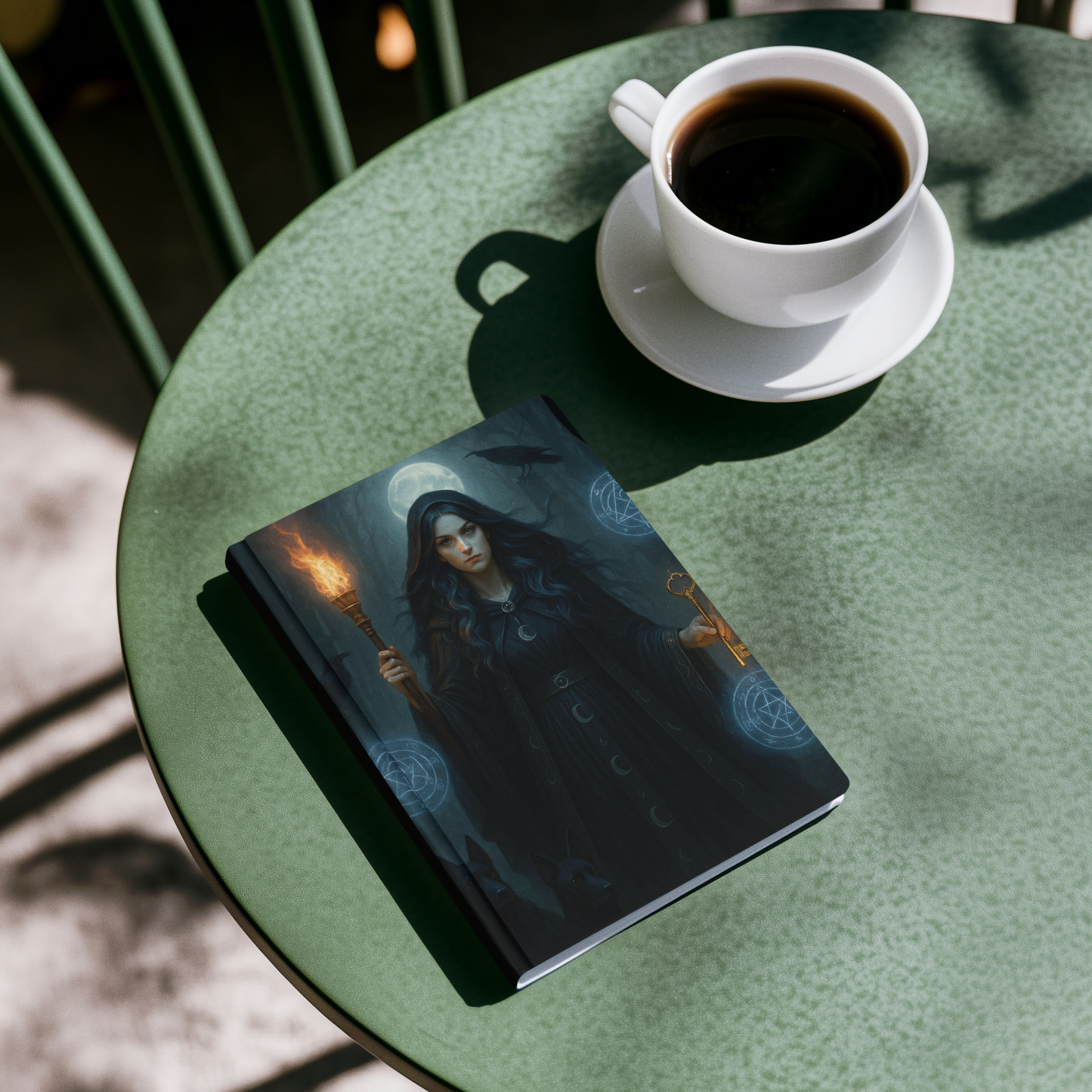 Goddess Hecate Journal, Greek Goddess, With pages to document your spells, dreams, and visions, it's more than just a witch journal; it’s a sacred space where whispers of the Greek Goddess, Hekate.