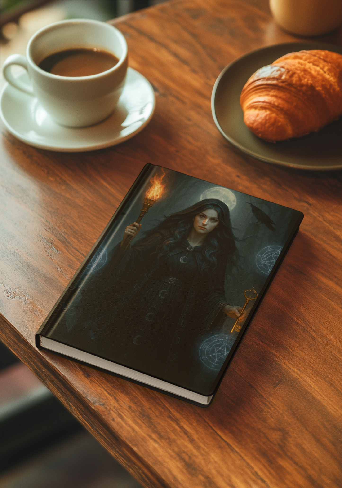 Goddess Hecate Journal, Greek Goddess, With pages to document your spells, dreams, and visions, it's more than just a witch journal; it’s a sacred space where whispers of the Greek Goddess, Hekate.