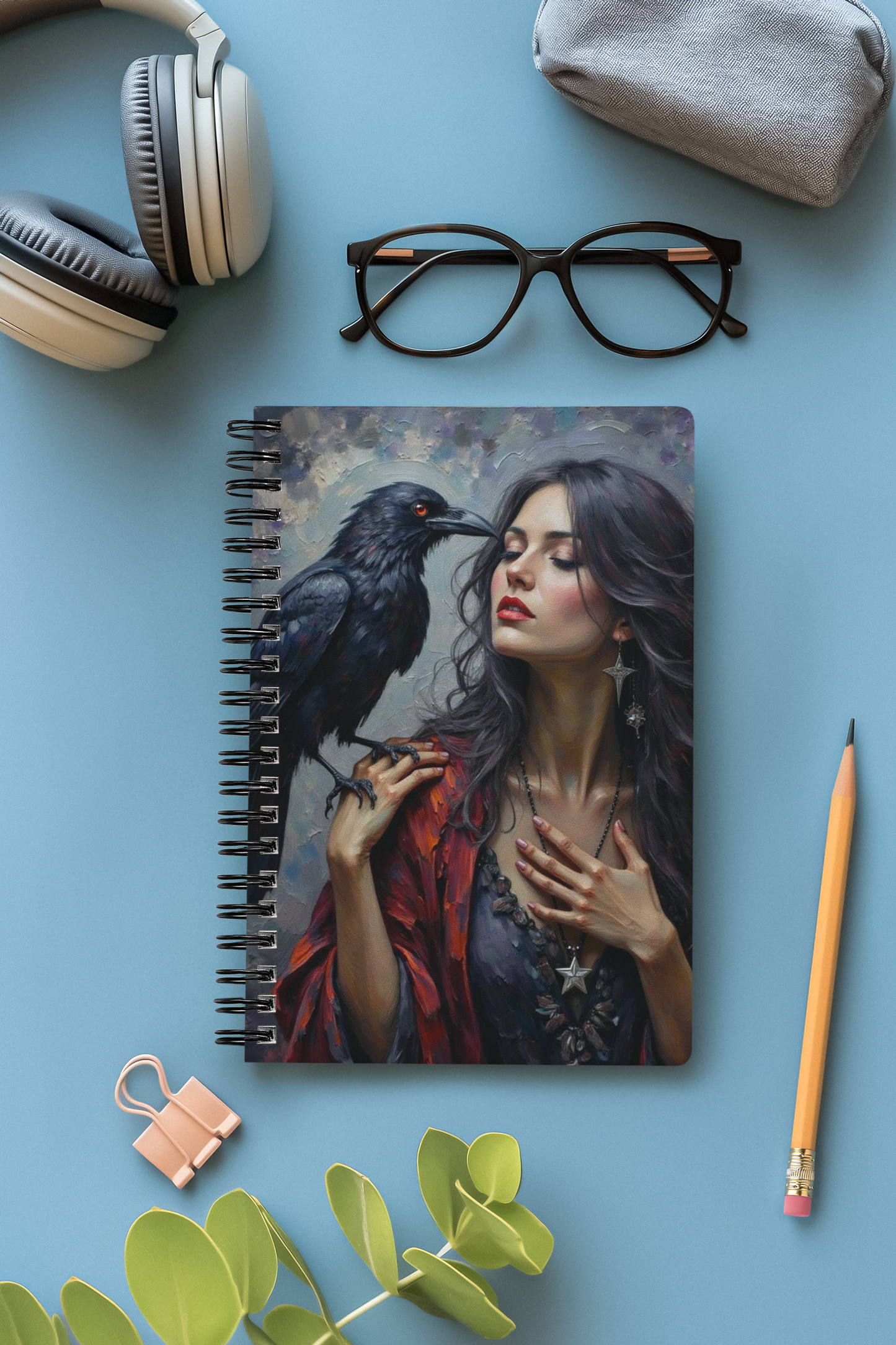 The Morrigan Goddess Witchy Journal, it's your personal book of shadows or grimoire.