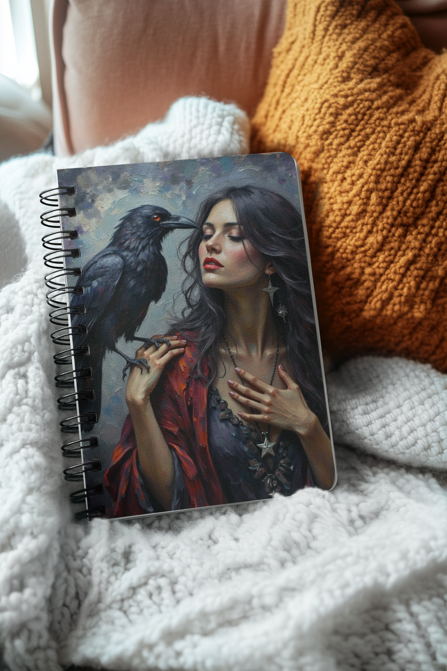 The Morrigan Goddess Witchy Journal, it's your personal book of shadows or grimoire.