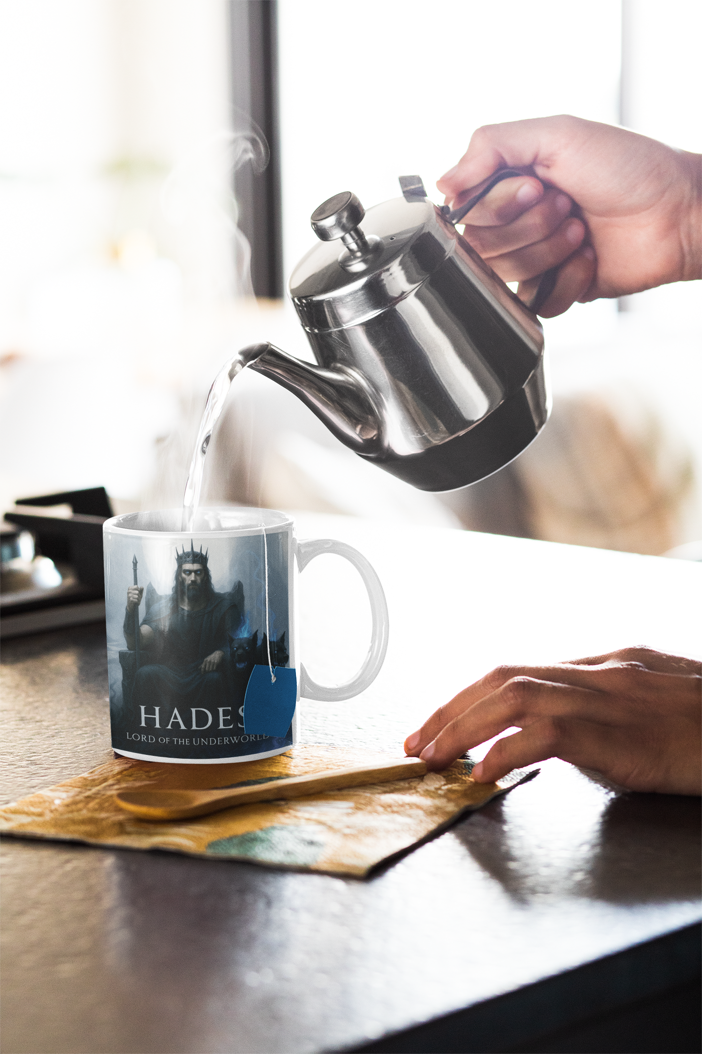 Hades Mug, God of Underworld Mug, the perfect Hades gift for mythology enthusiasts.