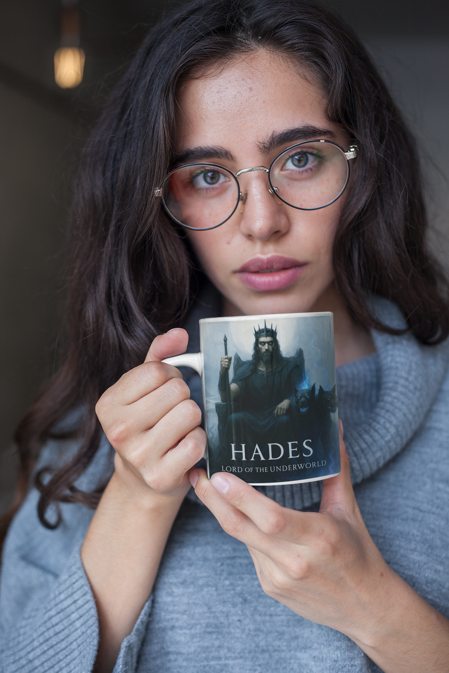 Hades Mug, God of Underworld Mug, the perfect Hades gift for mythology enthusiasts.