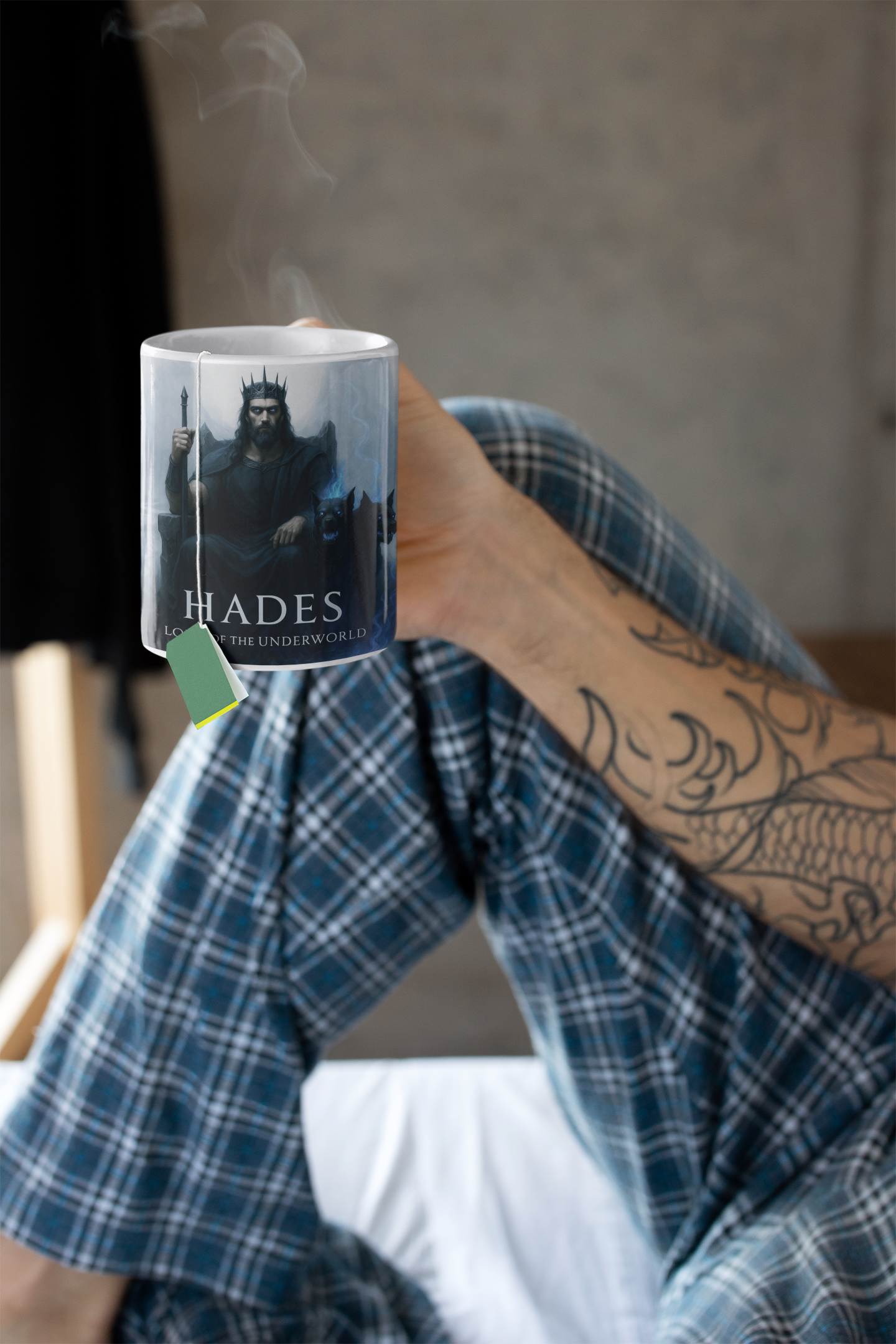 Hades Mug, God of Underworld Mug, the perfect Hades gift for mythology enthusiasts.