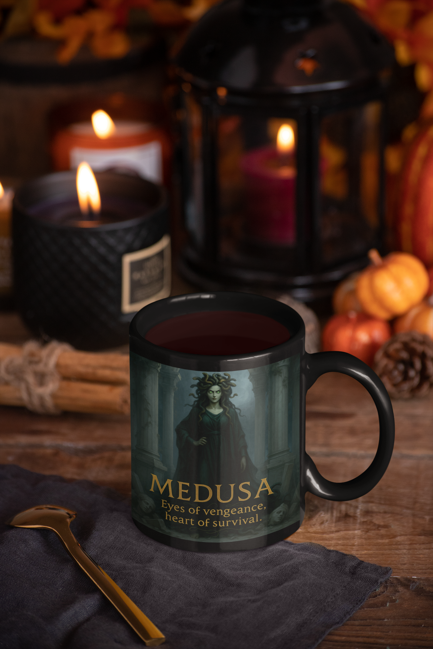 Goddess Medusa Mug, Medusa Figure, a unique medusa gift or an ideal feminist mug for today's thoughtful soul.