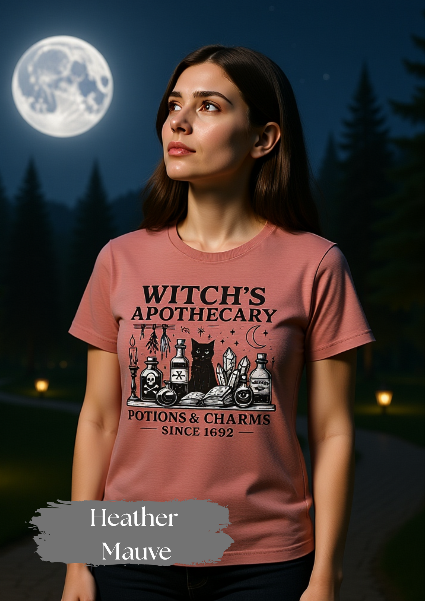 Witch's Apothecary Shirt 1692, Salem Apothecary Tee,this Salem shirt is perfect for those who embrace all things witchy and magical.