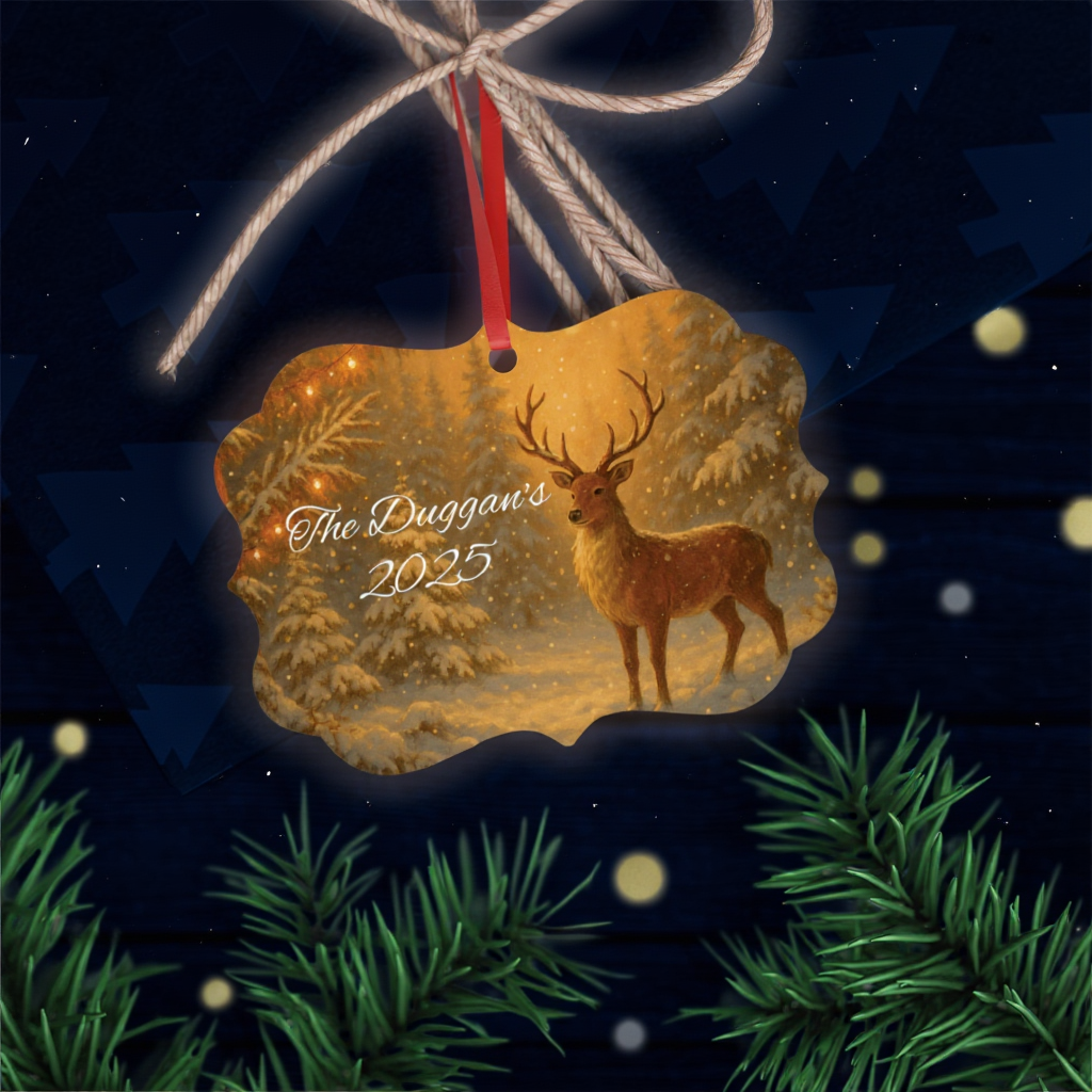 Personalised Metal Family Christmas Tree Decoration, a perfect fusion of elegance and sentiment for Christmas 2025.