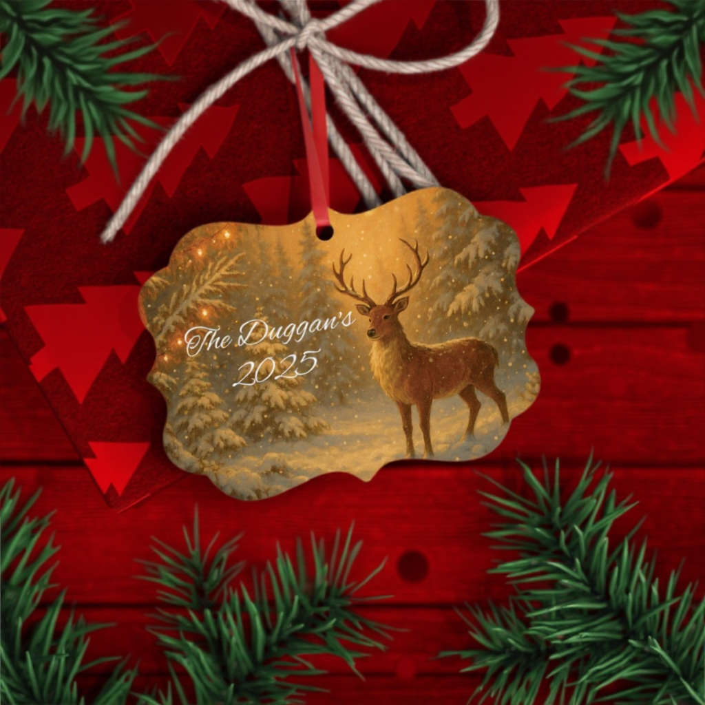 Personalised Metal Family Christmas Tree Decoration, a perfect fusion of elegance and sentiment for Christmas 2025.
