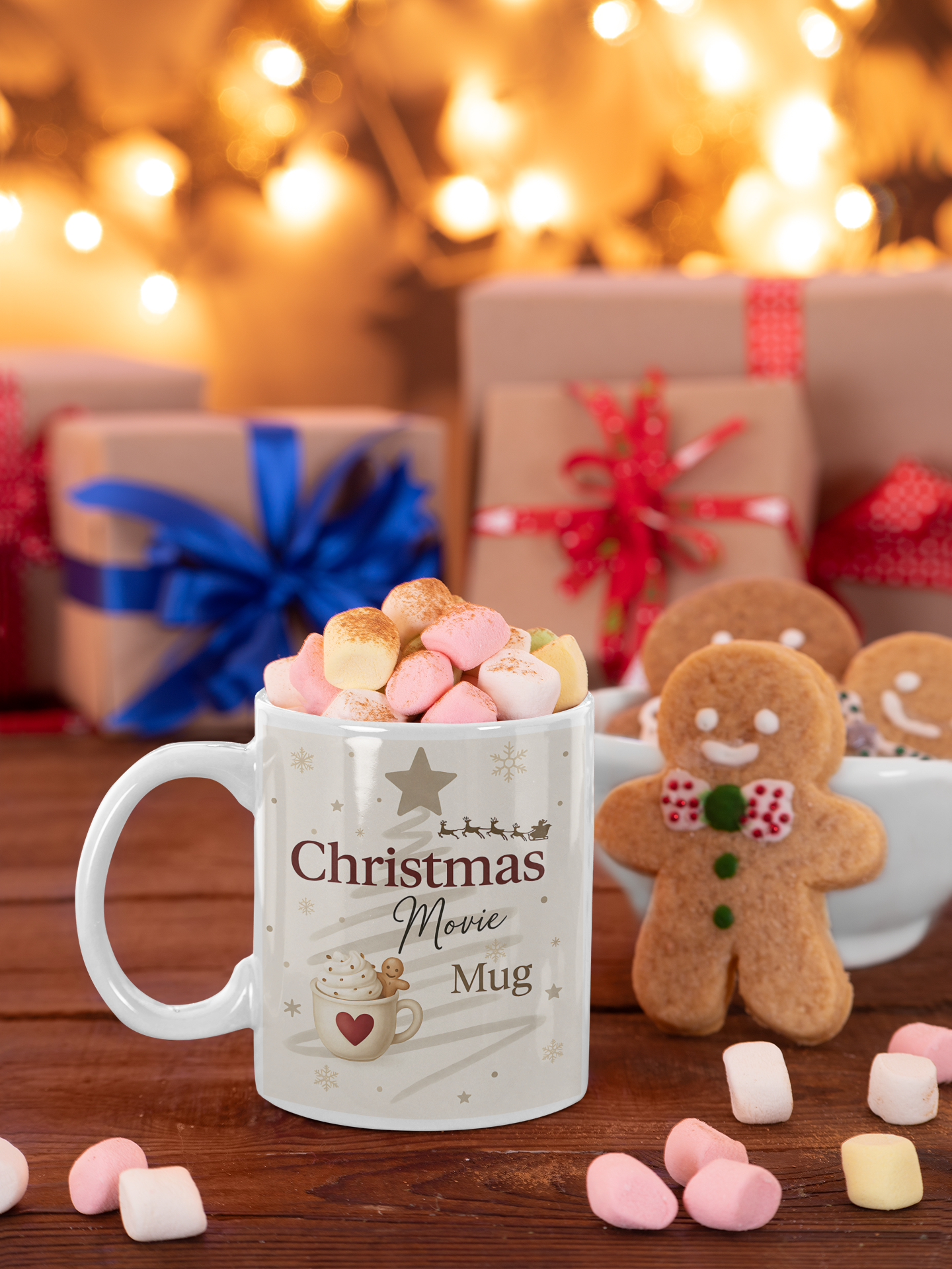 Christmas Movie Mug,Perfect for those cherished movie nights, this movie mug transforms every sip into a heartwarming experience.