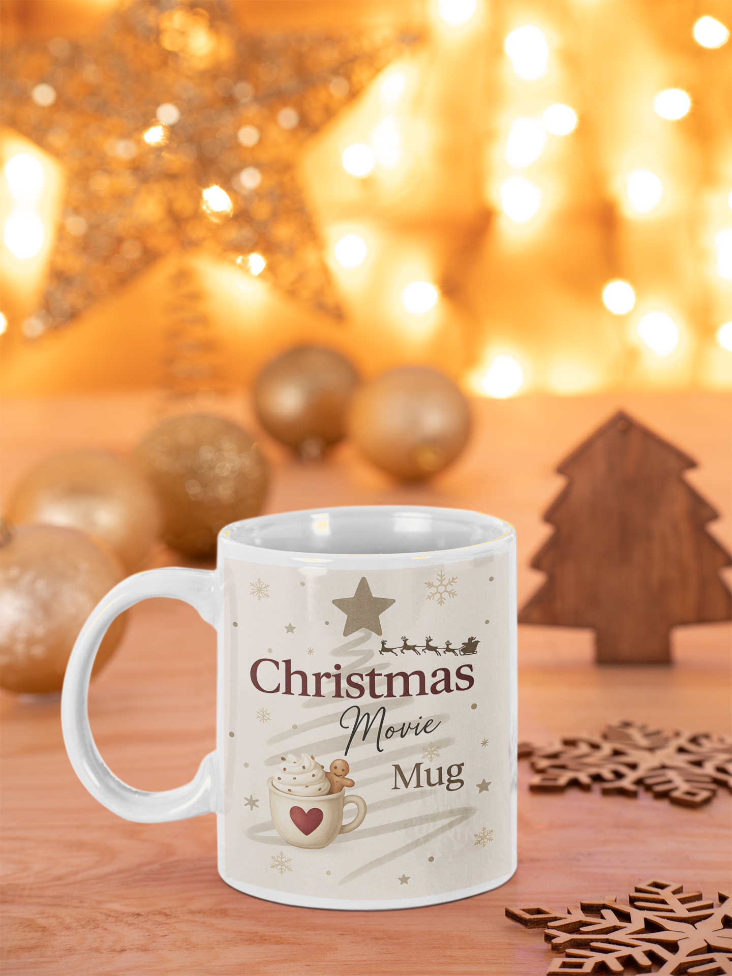 Christmas Movie Mug,Perfect for those cherished movie nights, this movie mug transforms every sip into a heartwarming experience.