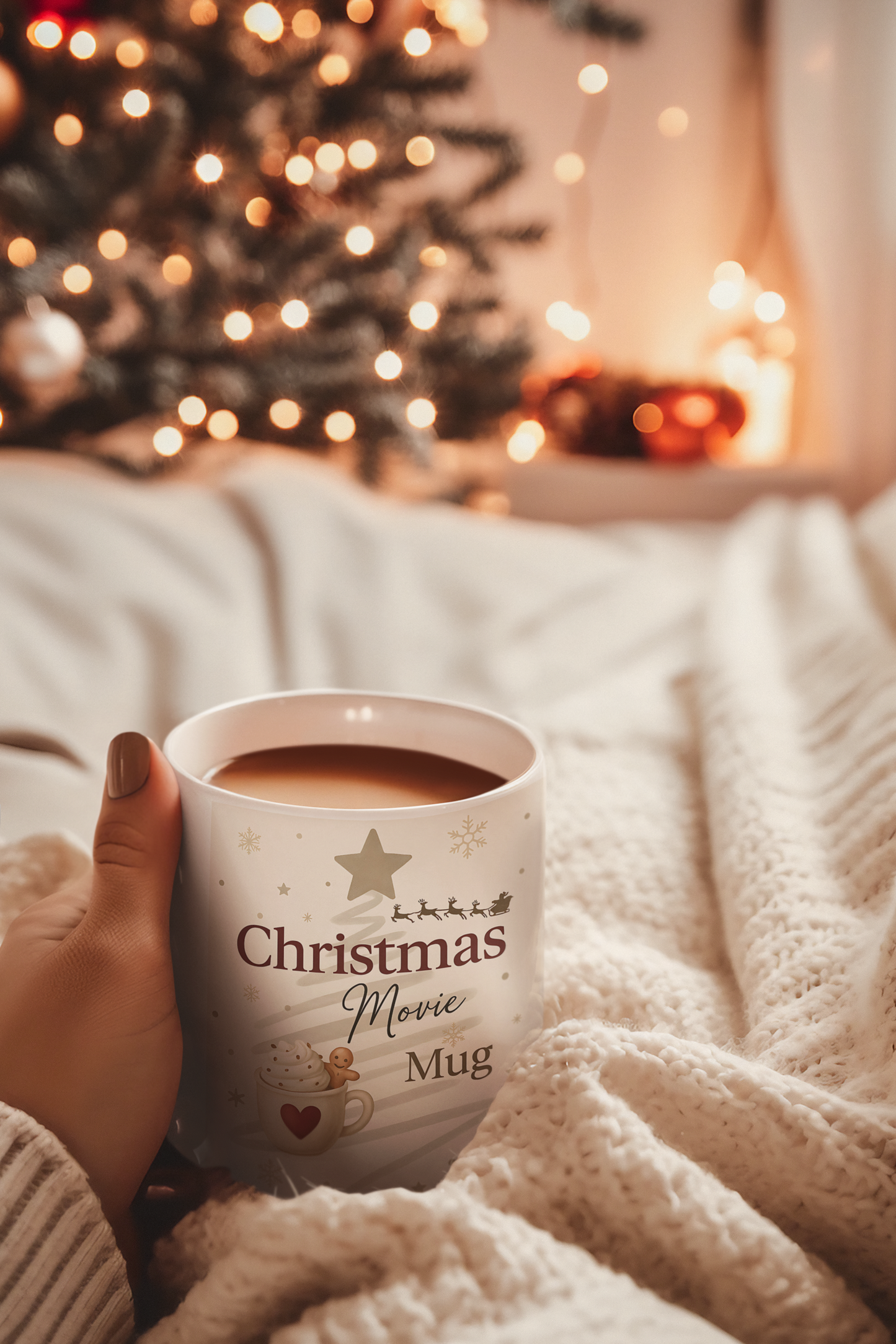 Christmas Movie Mug,Perfect for those cherished movie nights, this movie mug transforms every sip into a heartwarming experience.