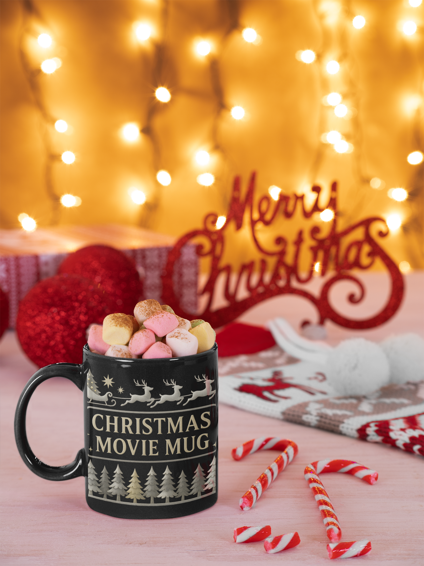 Christmas Movie Mug, Let this enchanting xmas coffee mug inspire your holiday traditions, filling each moment with warmth and cheer.
