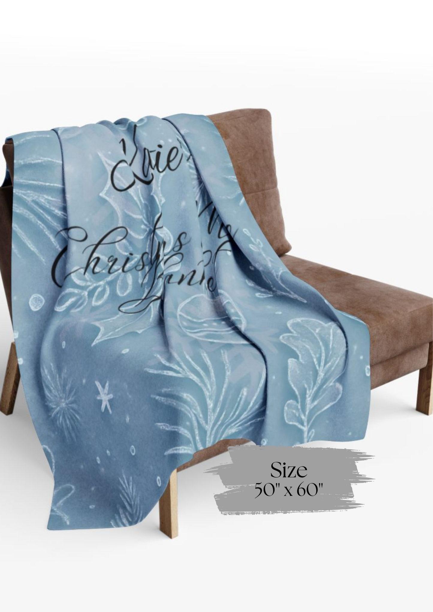 Personalised Christmas Movie Blanket,you can customize it as a custom name blanket, making every snuggle blanket moment uniquely yours.
