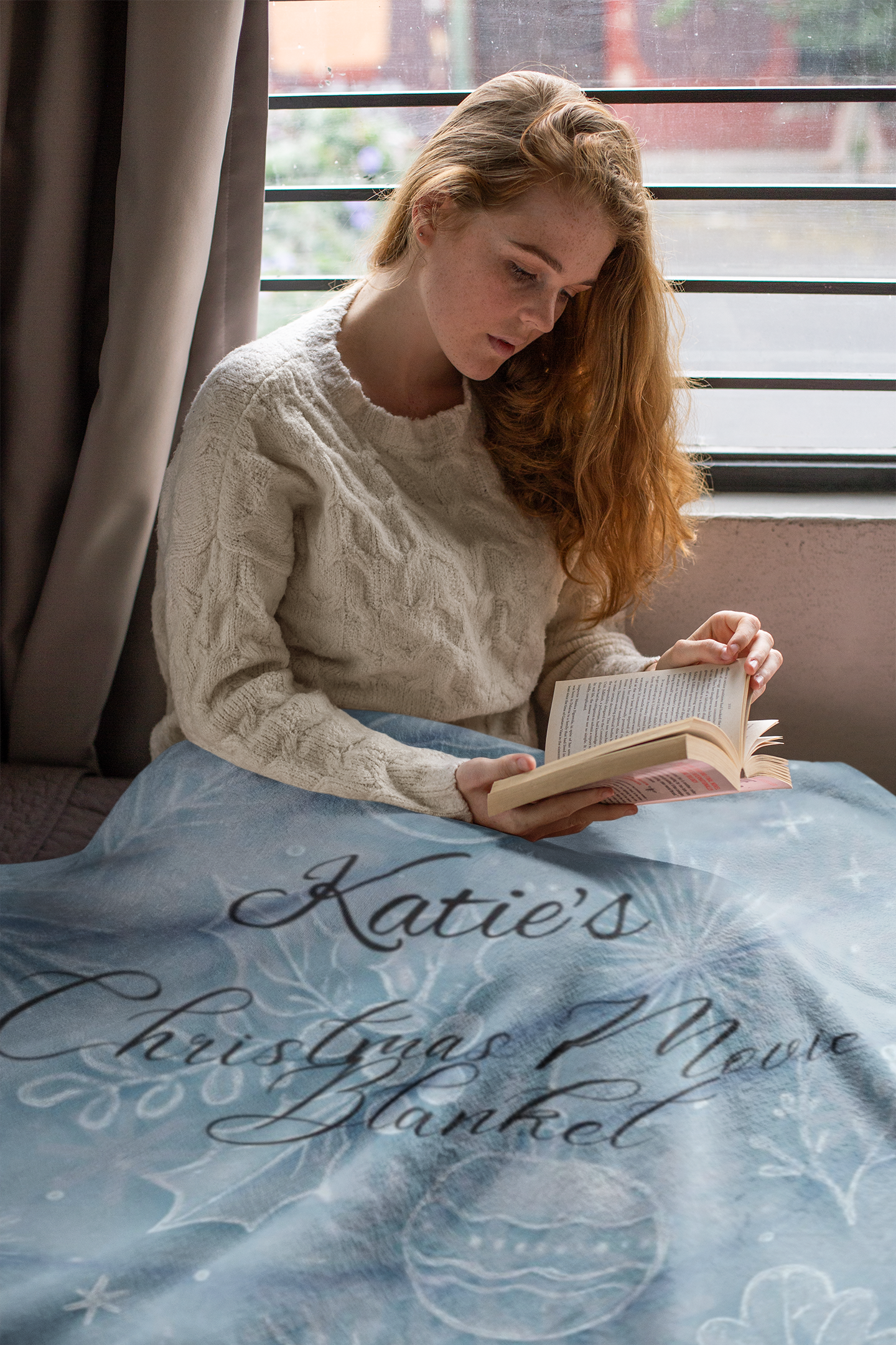 Personalised Christmas Movie Blanket,you can customize it as a custom name blanket, making every snuggle blanket moment uniquely yours.