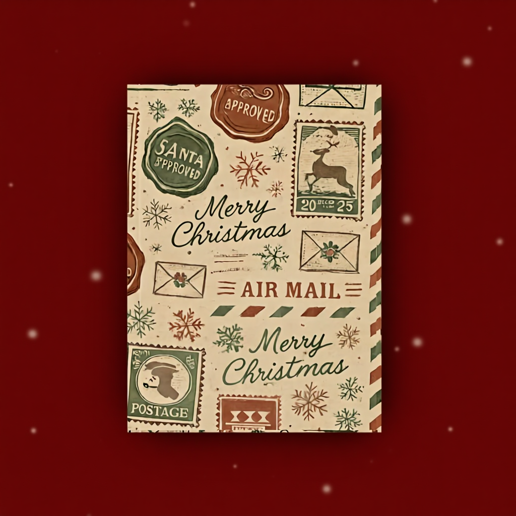 Festive Vintage Santa Kids Stocking Filler,Secret Santa Notebook,Whether it’s tucked into a Christmas Eve box or exchanged at a secret santa work gathering, it adds a sprinkle of festive cheer.