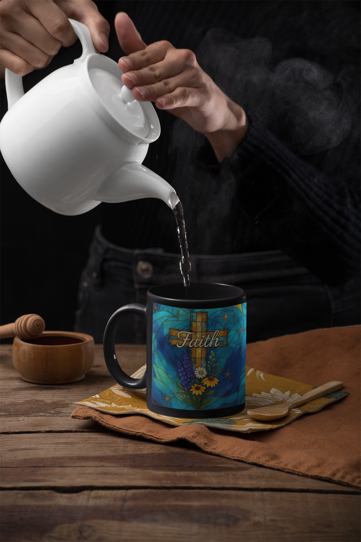 Christian Faith Coffee Mug, Let this faith mug serve as a daily reminder of love and spirituality