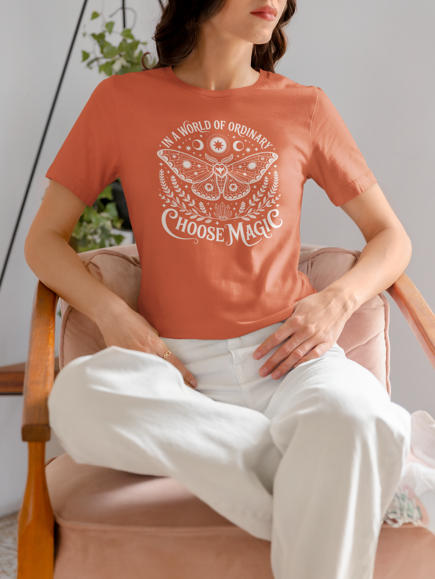 Choose Magic Witchy T-Shirt • Magical Spell Graphic Tee • Occult Mystical Shirt • Witchy Gift Unisex Top • Spiritual Pagan Clothing