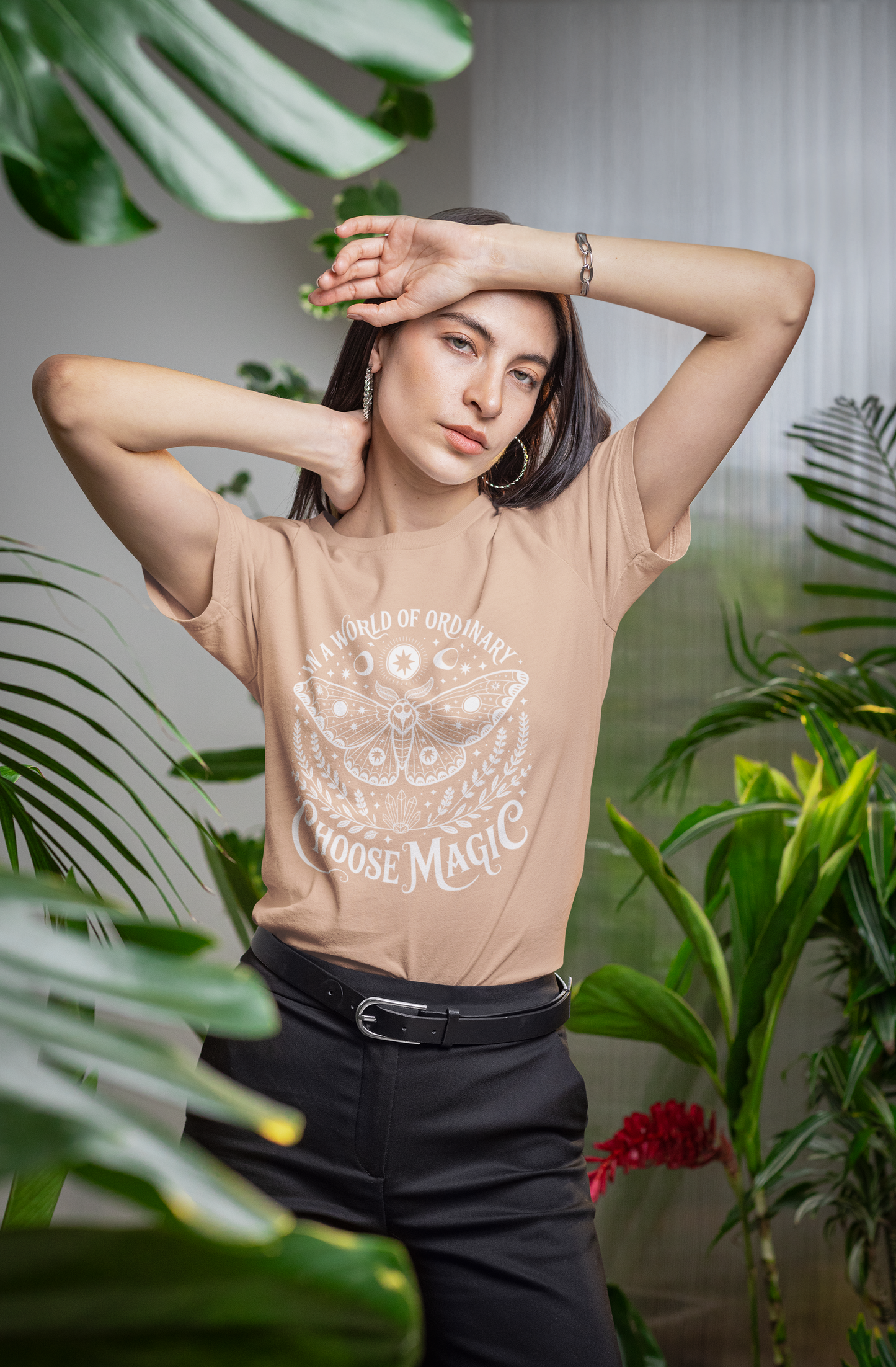 Choose Magic Witchy T-Shirt • Magical Spell Graphic Tee • Occult Mystical Shirt • Witchy Gift Unisex Top • Spiritual Pagan Clothing