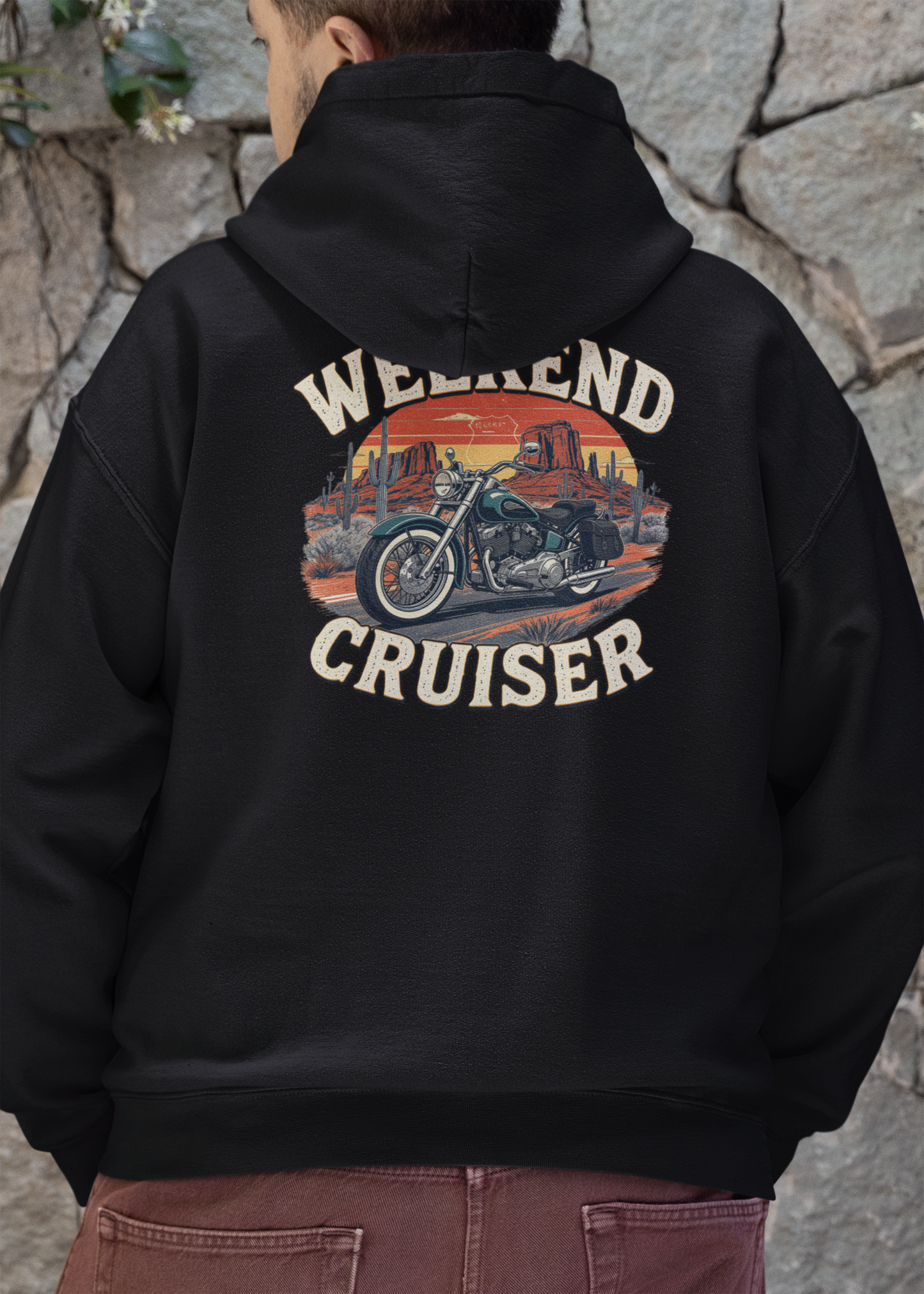 Personalised Cruiser Hoodie, Biker Hoodie, Motorcycle Hoodie, Bike Hoodie, Hoodie for Bikers,Rider Hoodie,Biker Dad Gifts,Biker Brother Gift