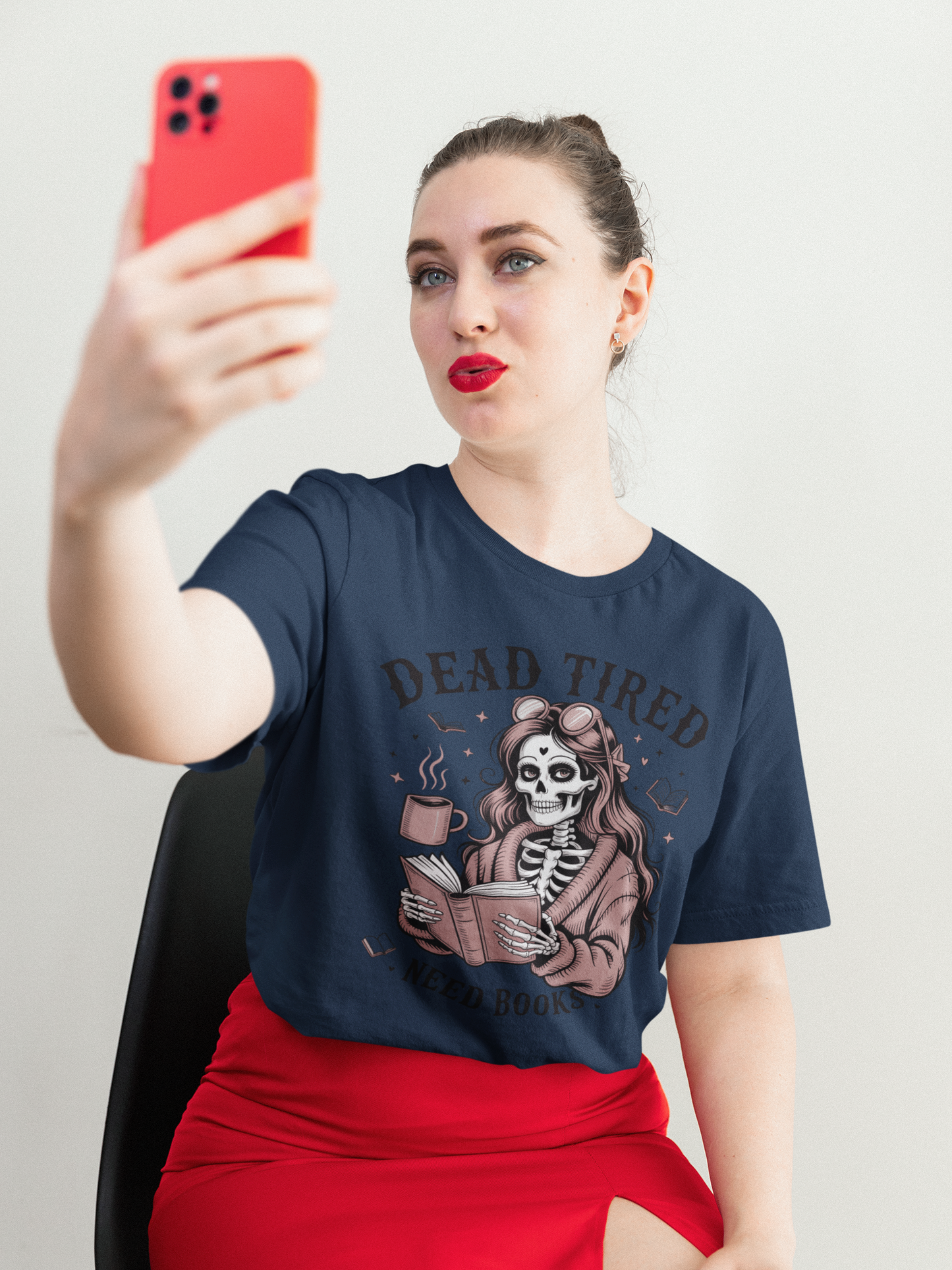 Dead Tired Need Books T-Shirt, Dead Tired Shirt, Bookish Apparel, Reading Merch, Booklover Gift, Gift for Booklovers, Bibliophile Gift
