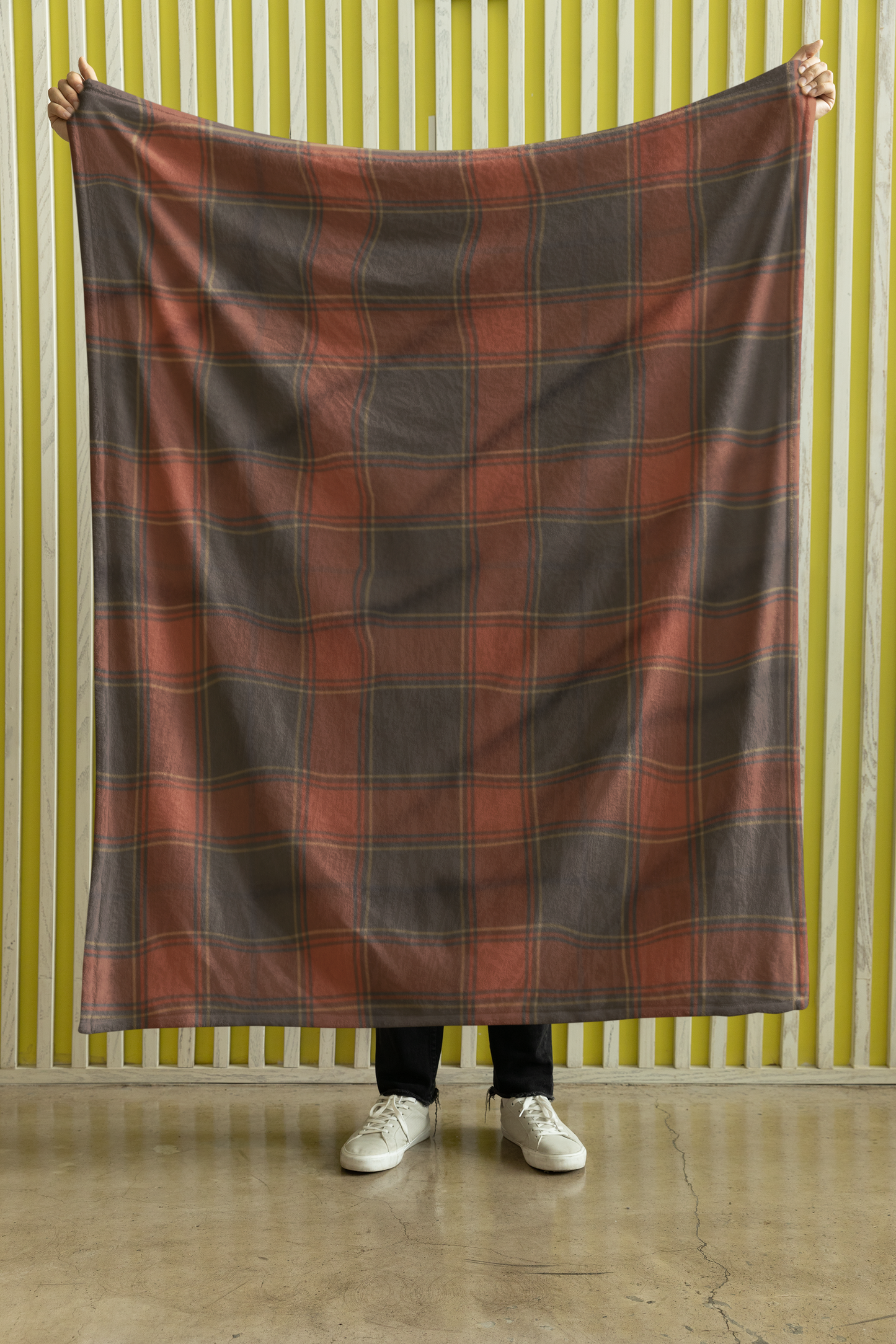 Cozy Arctic Fleece Blanket, Warm Throw, Plaid Blanket, Winter Blanket, Soft Throw, Holiday Blanket, Snuggle Blanket