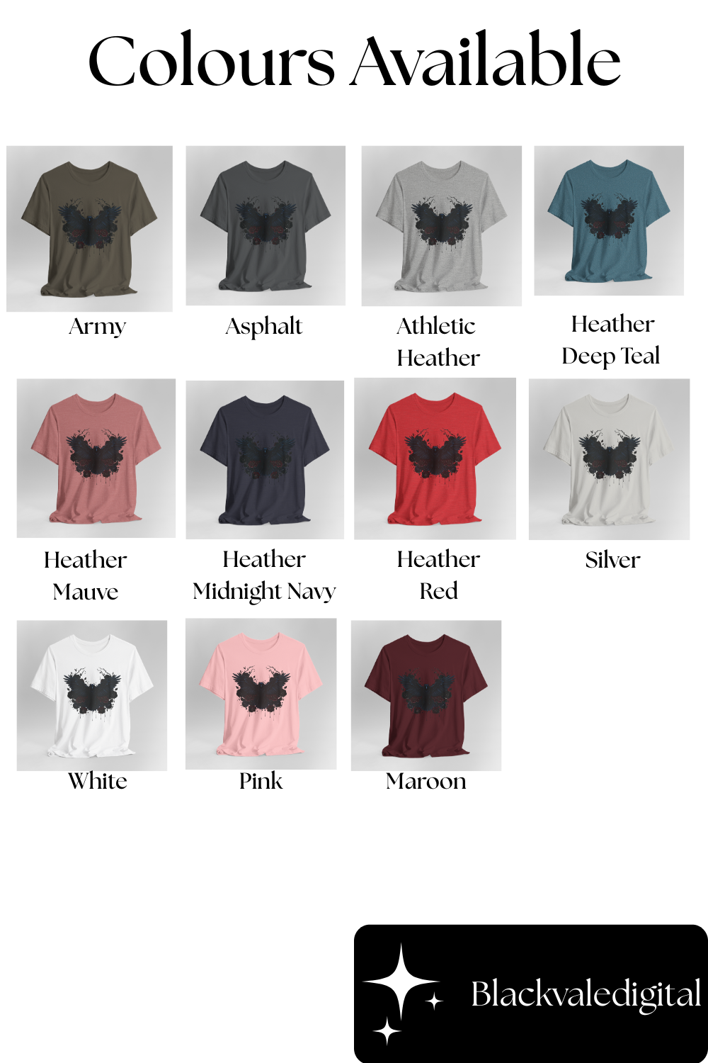 Dark Raven Gothic Apparel | Unisex Cotton Shirt | Dark Aesthetic |