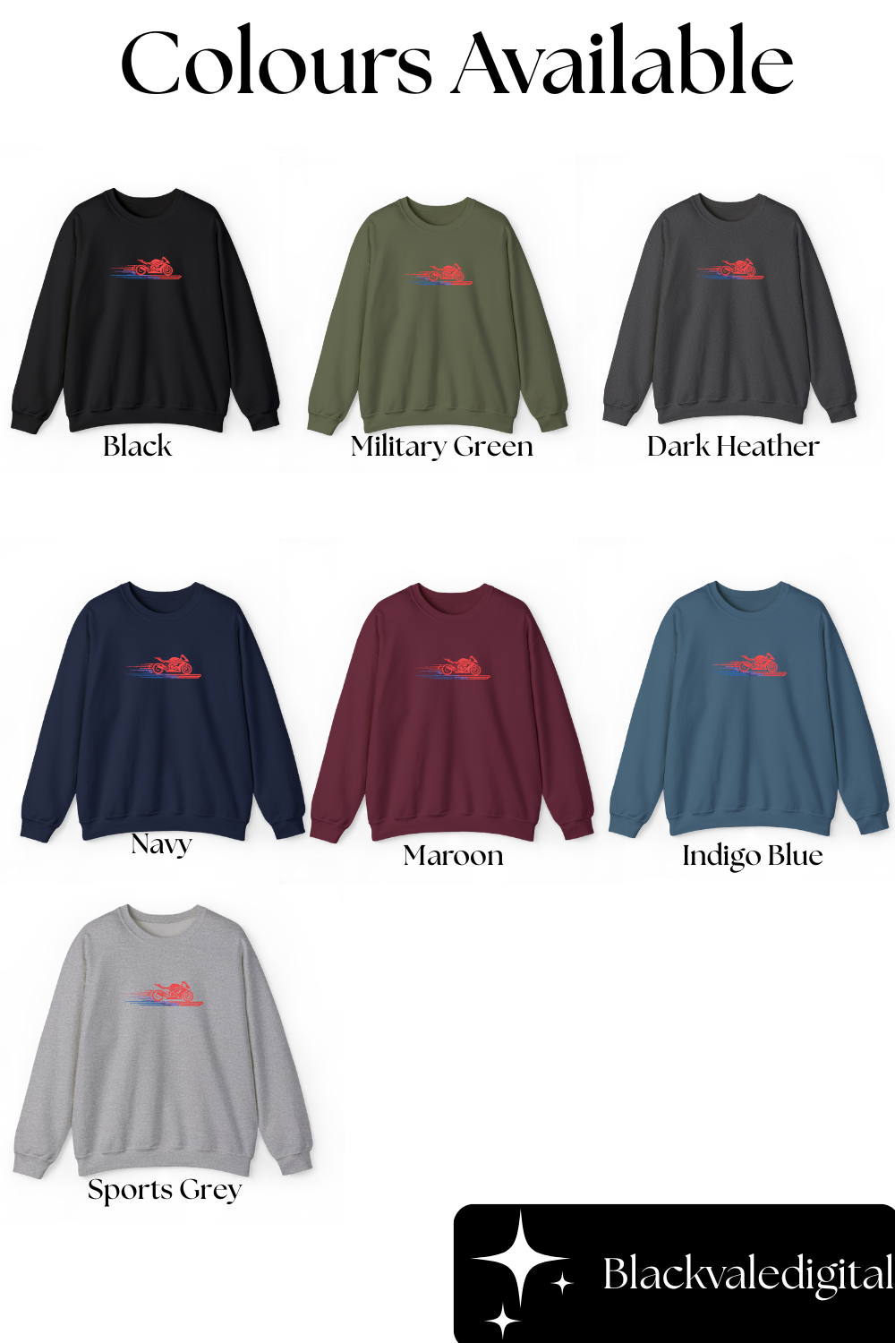 Embroidered Biker Sweater ,Motorcycle Apparel, Rider Streetwear, Biker Gift.