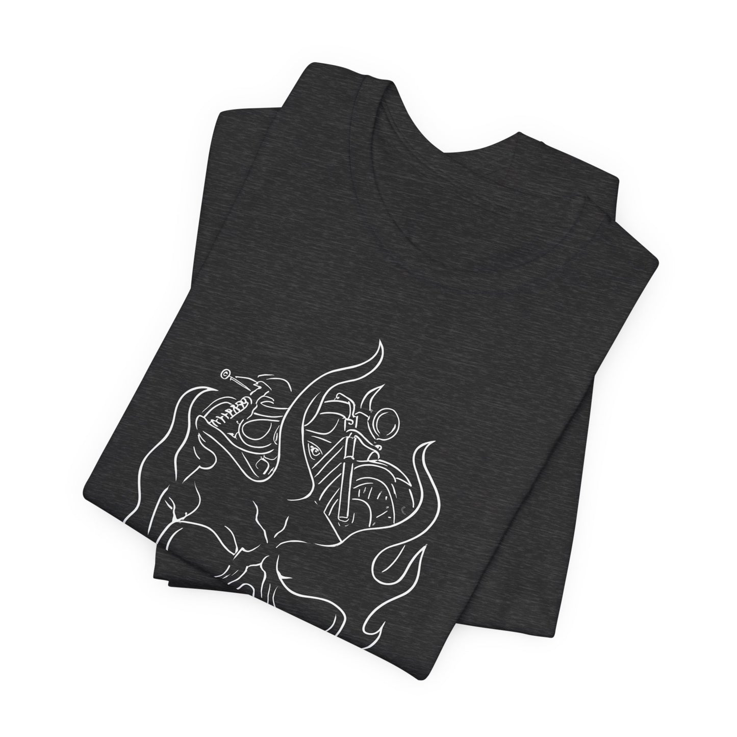 Skull Graphic Flame Tee, Motorcycle T Shirt, Biker Tshirt, Biker Skull Design, Motorbike Apparel, Motorcycle,Biker Skull, Motorbike Skull.
