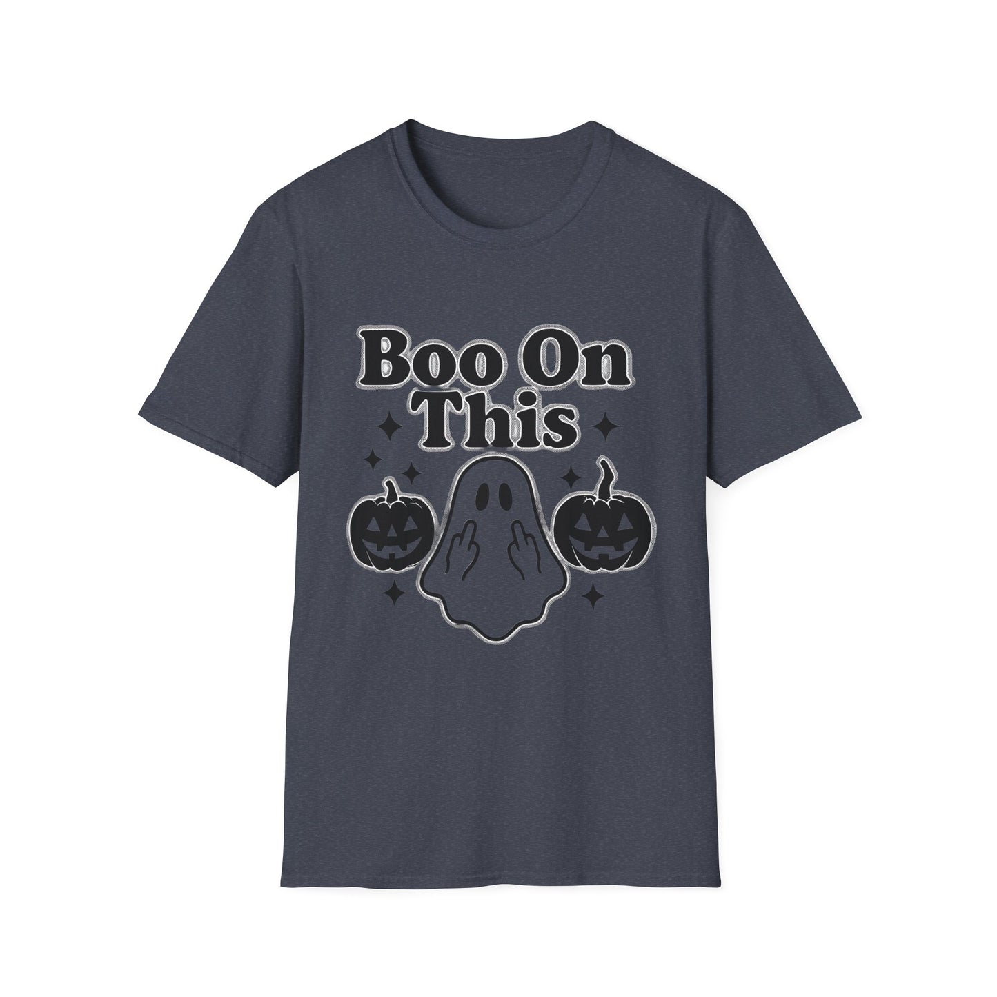 Boo on This Shirt, This boo tee embodies playful spookiness with its whimsical "boo on this" phrase, making it perfect for anyone who enjoys a bit of ghosting humor.