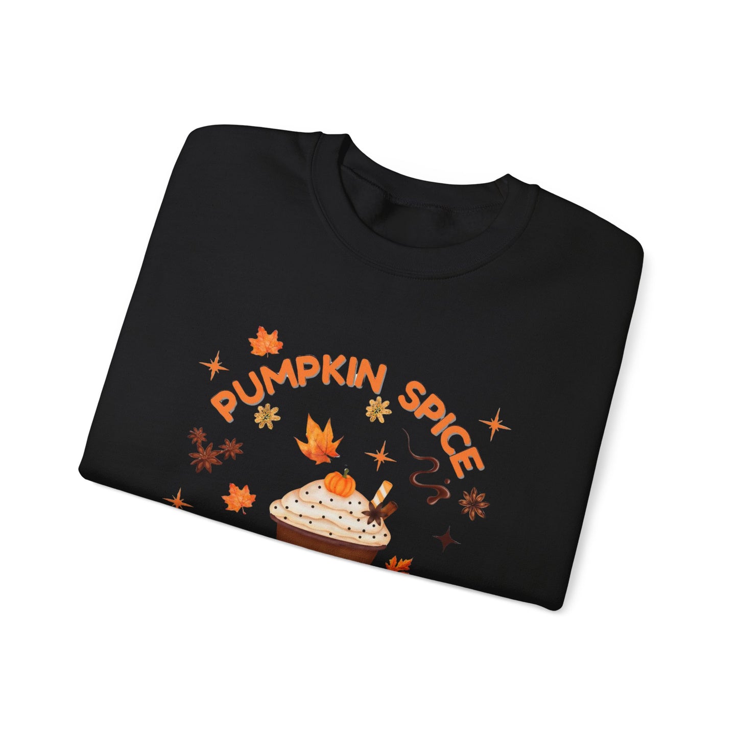 Pumpkin Spice is Life Sweatshirt, This autumn jumper is designed to wrap you in the warmth and comfort that the pumpkin spice season brings.