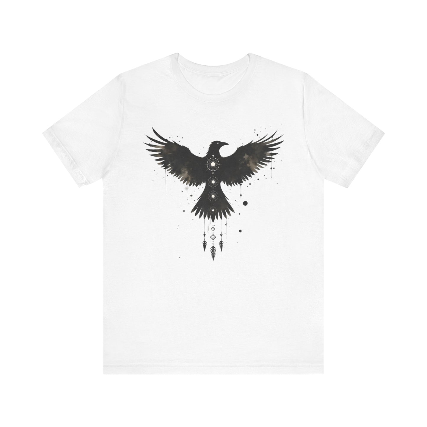 Viking Raven T-shirt, Embrace the spirit of Norse mythology with our Viking Raven T-shirt. This raven shirt captures the essence of Viking art.