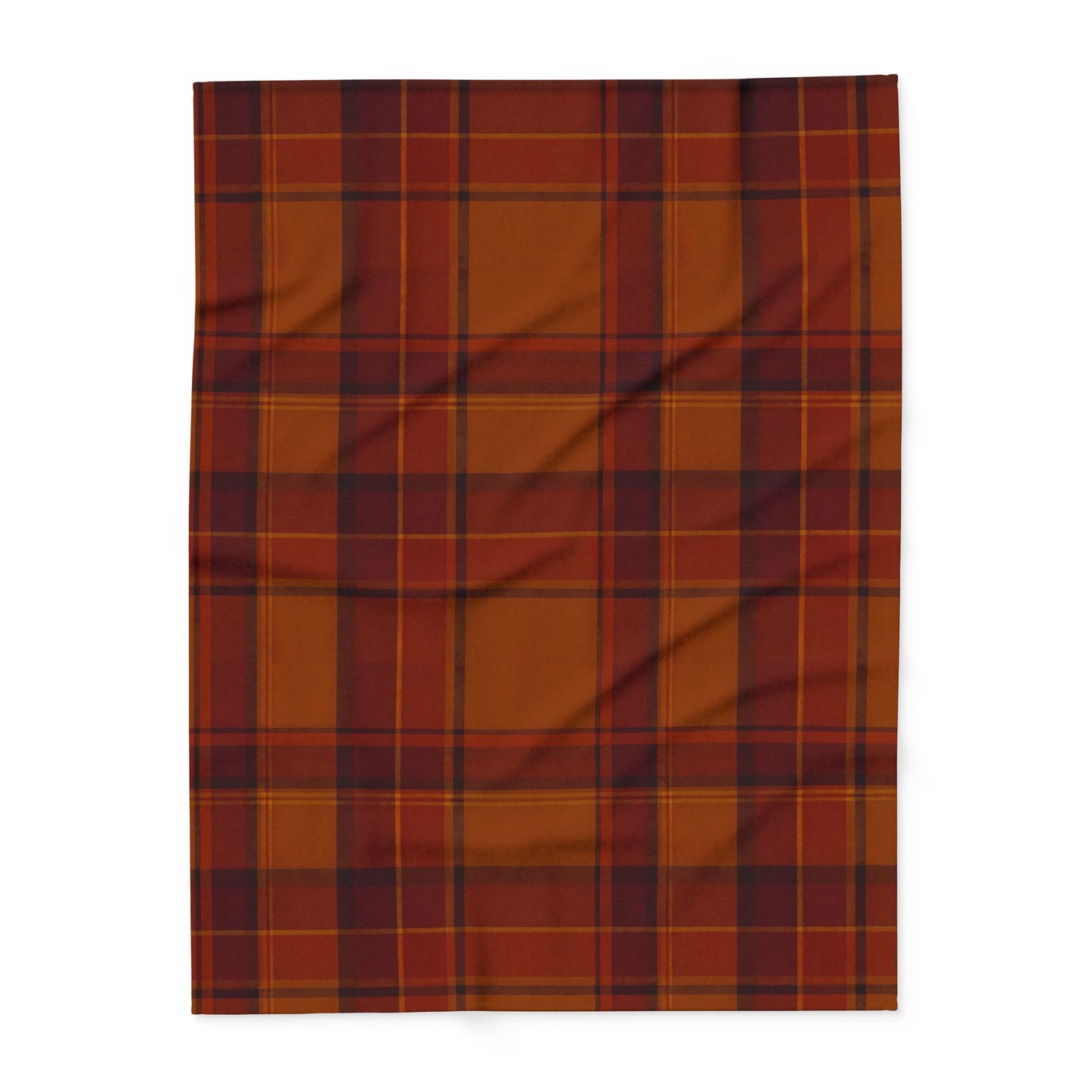 Cozy Autumn Plaid Pattern Blanket, This soft throw, with its classic plaid pattern, transforms any space into a serene autumn retreat.