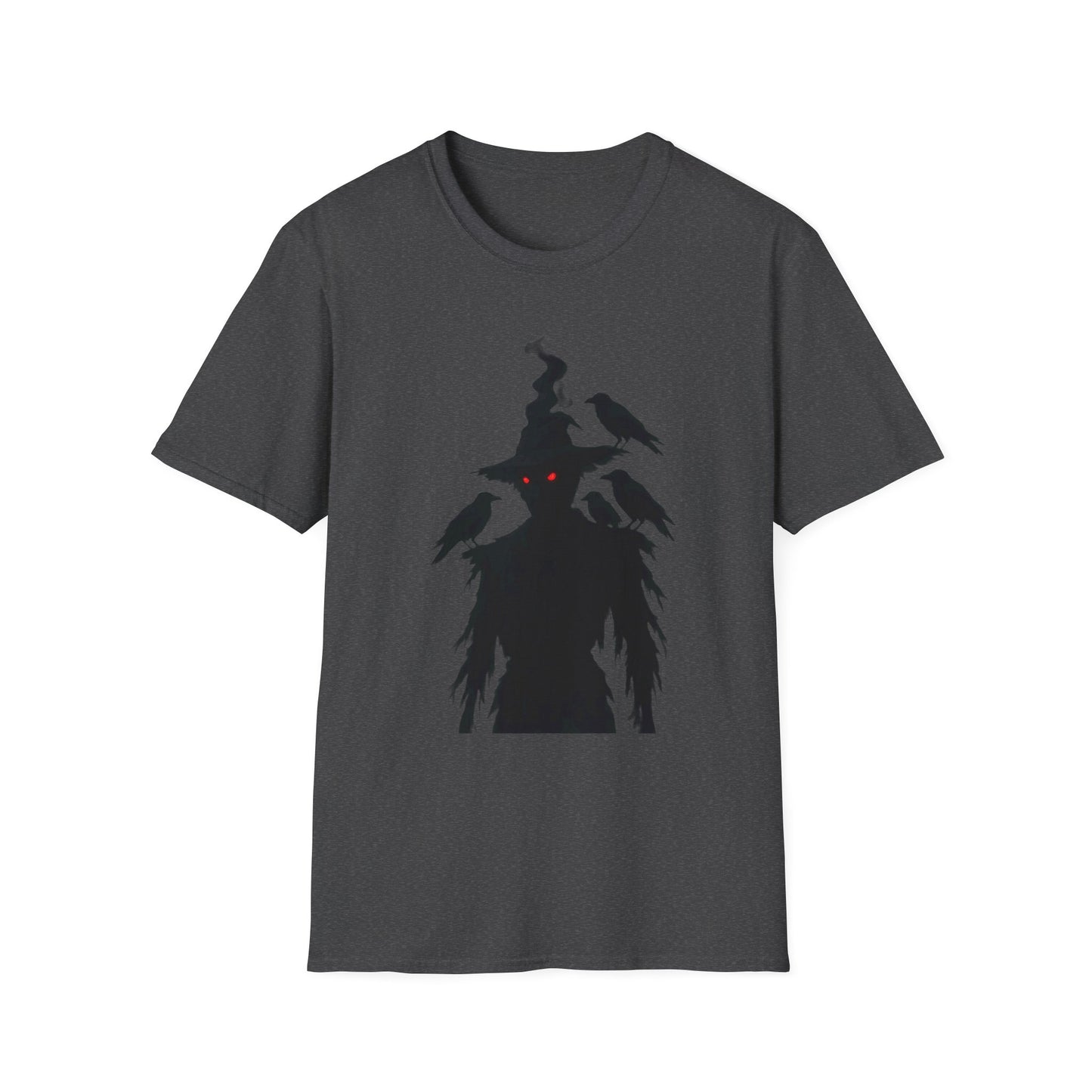 Scary Scarecrow Tee,This Halloween shirt captures the essence of the season with a mesmerizing scarecrow design, blending the line between spooky and stylish.